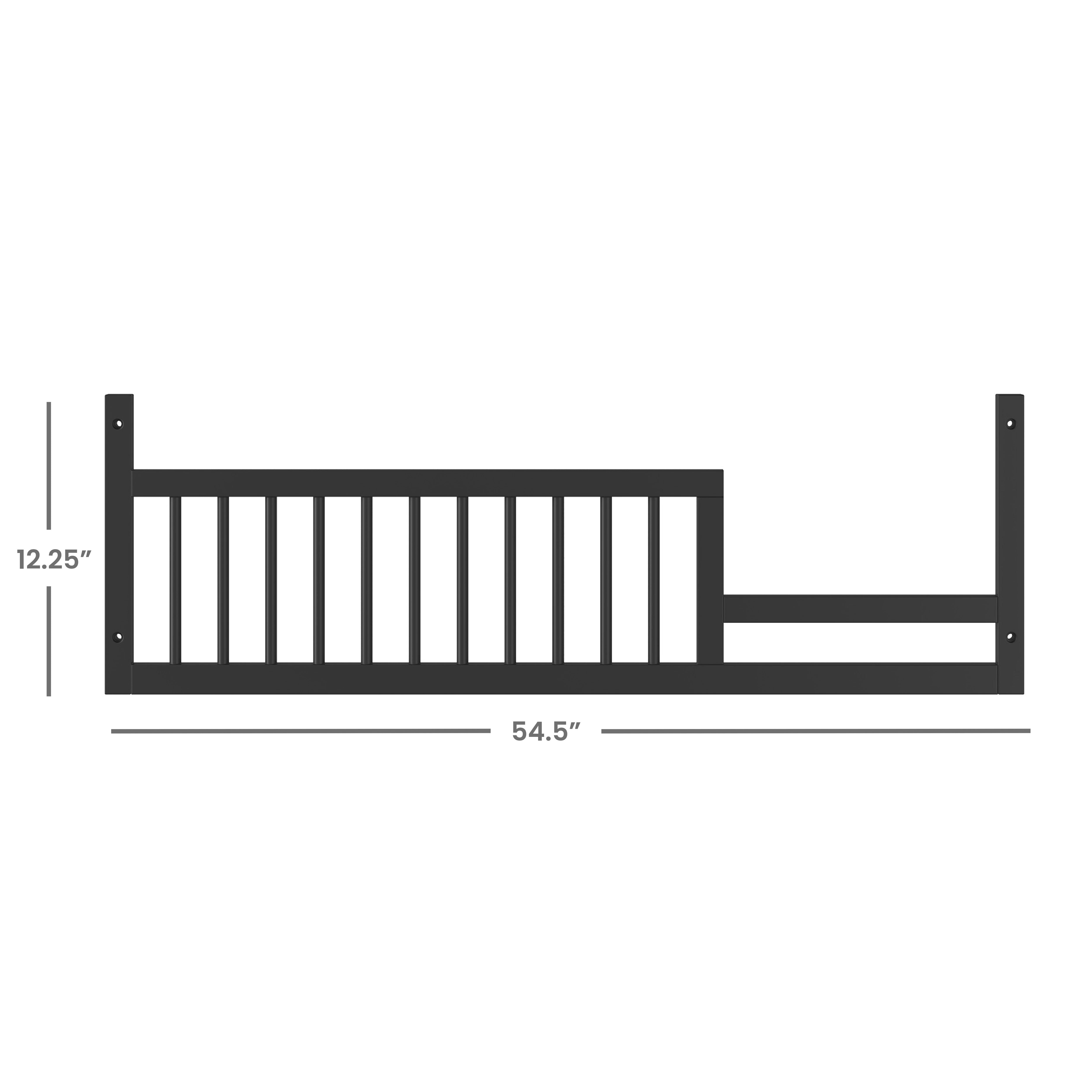 F09502 - Toddler Guard Rail, Ebony