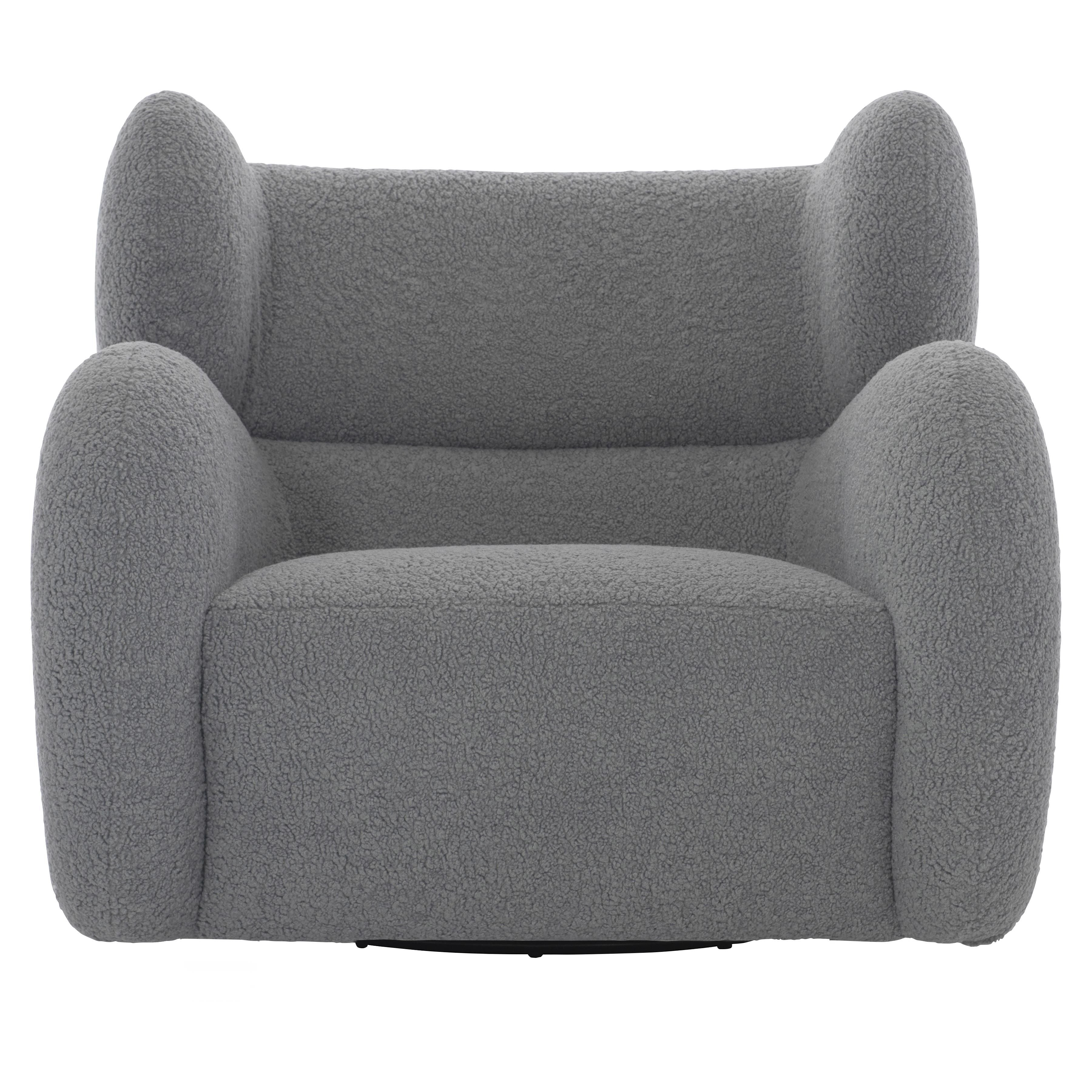 Bernhardt Furniture Pablo Fabric Swivel Chair
