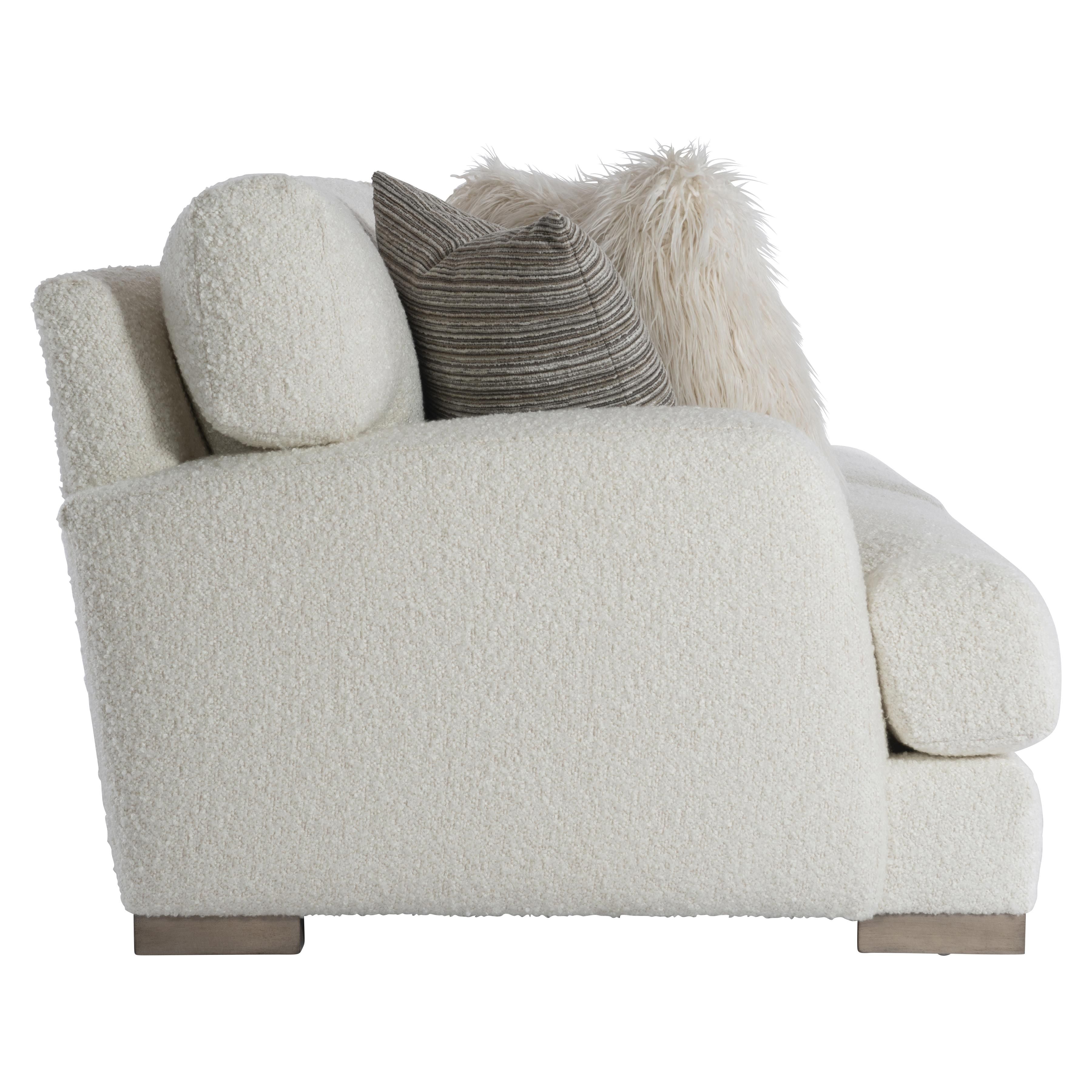 Bernhardt Berkeley Fabric Sofa with Feather-Down Cushions
