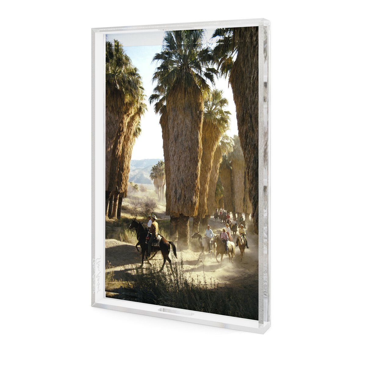 Palm Springs Riders Tray By Slim Aarons