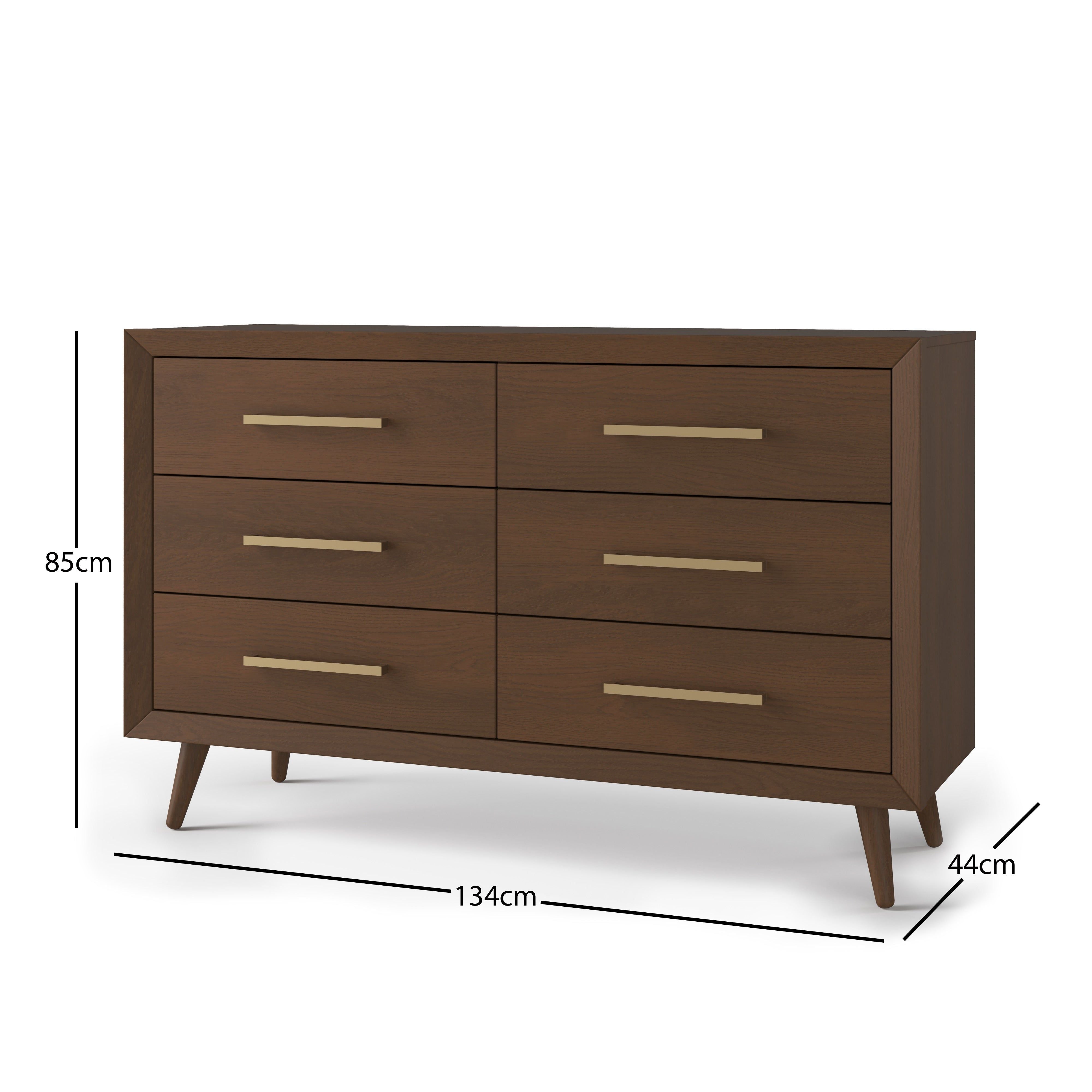 Cranbrook Double Dresser, Toasted Chestnut