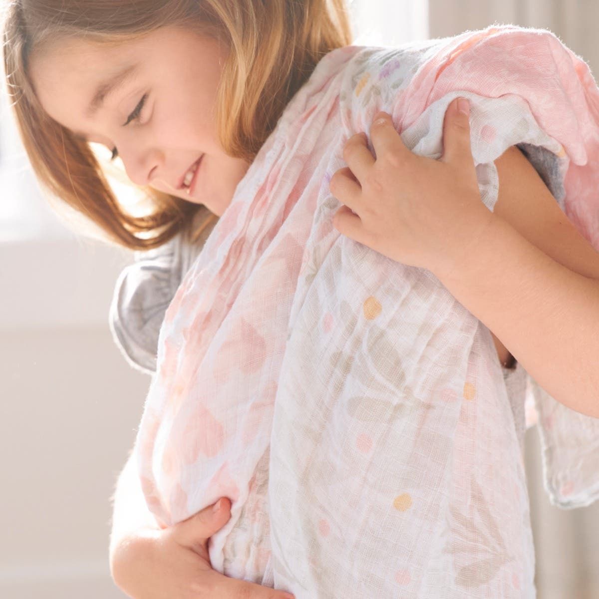Essentials Cotton Muslin Swaddle Blanket 2 Pack