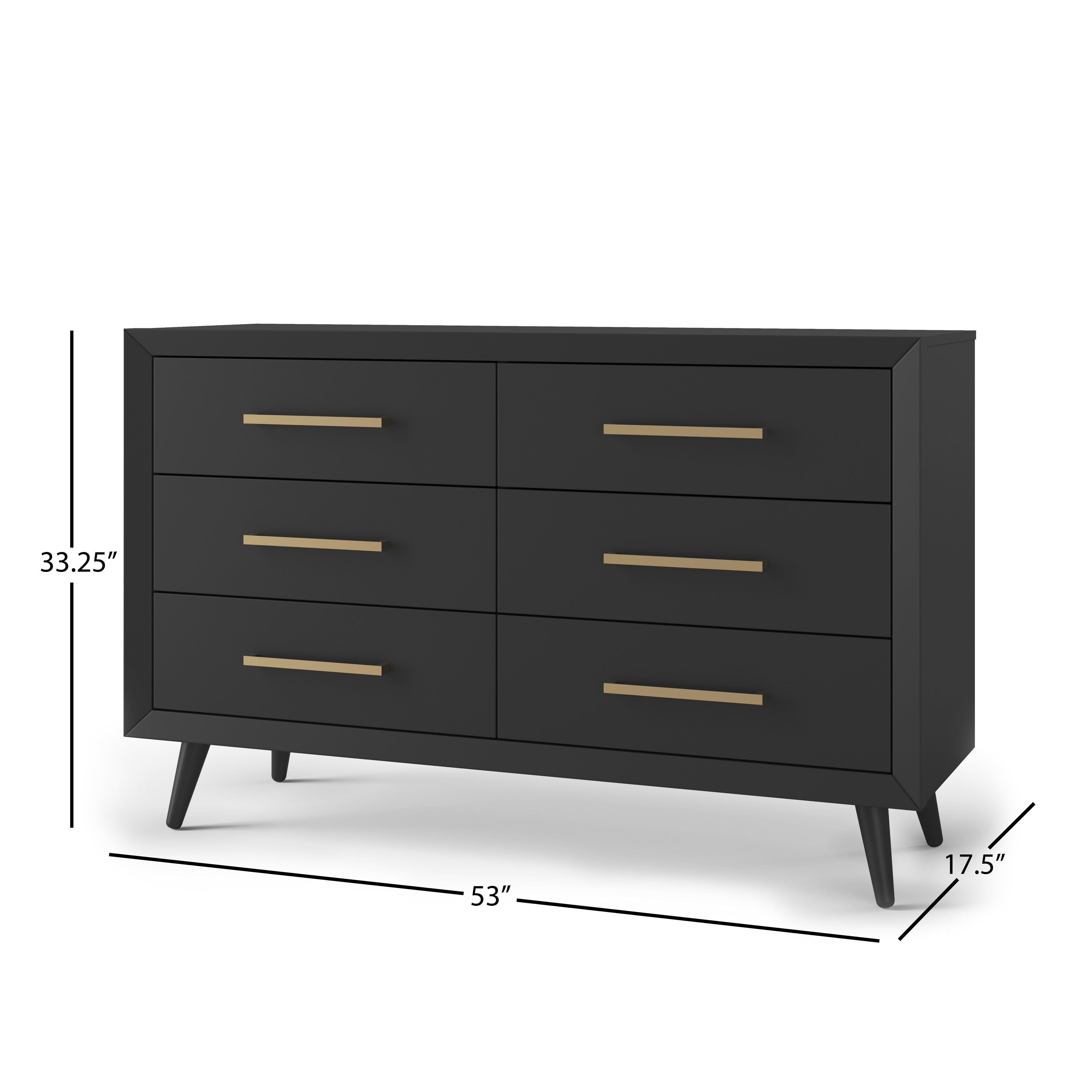 Cranbrook Double Dresser, Ebony