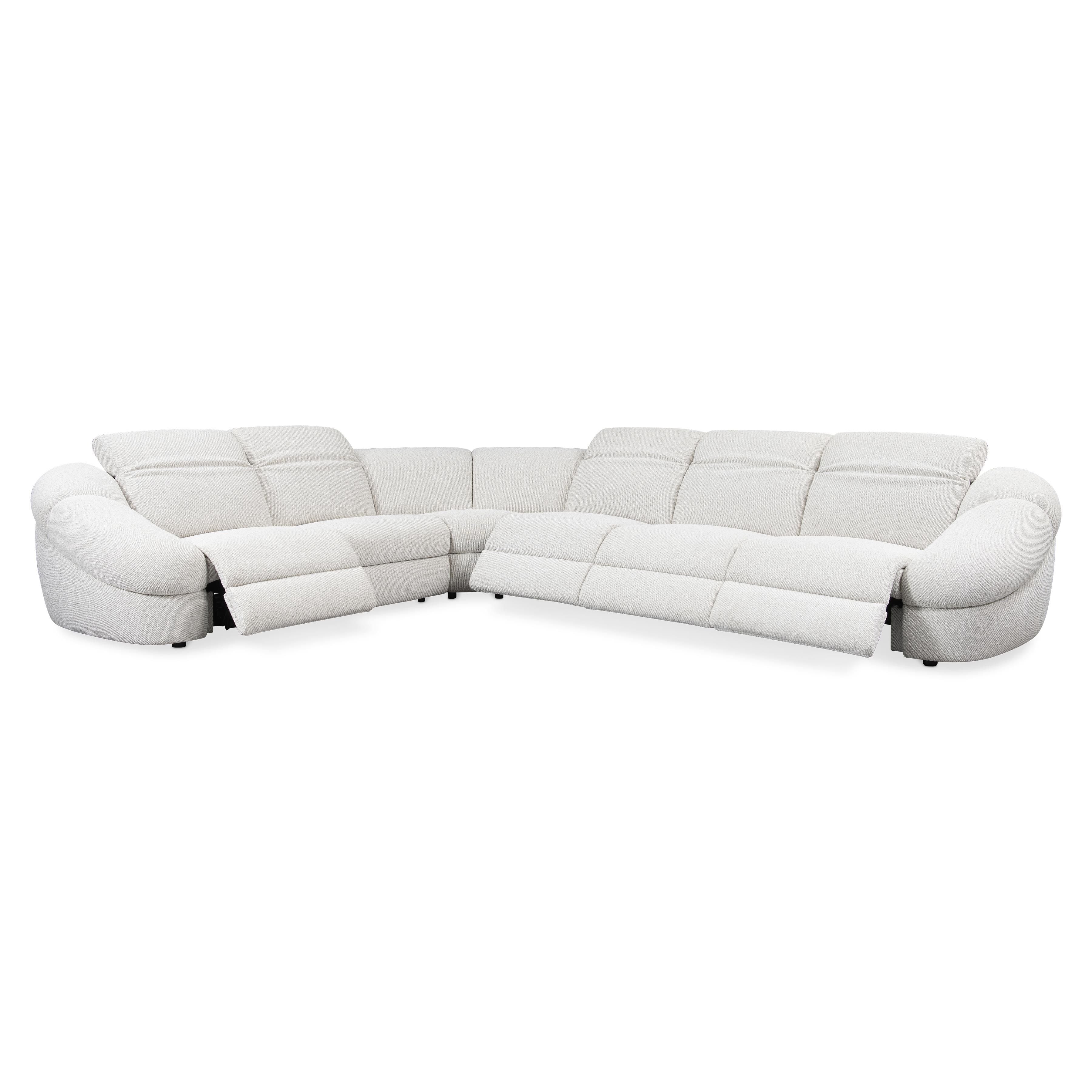 Bernhardt Furniture – Massimo Fabric Power Motion Sectional