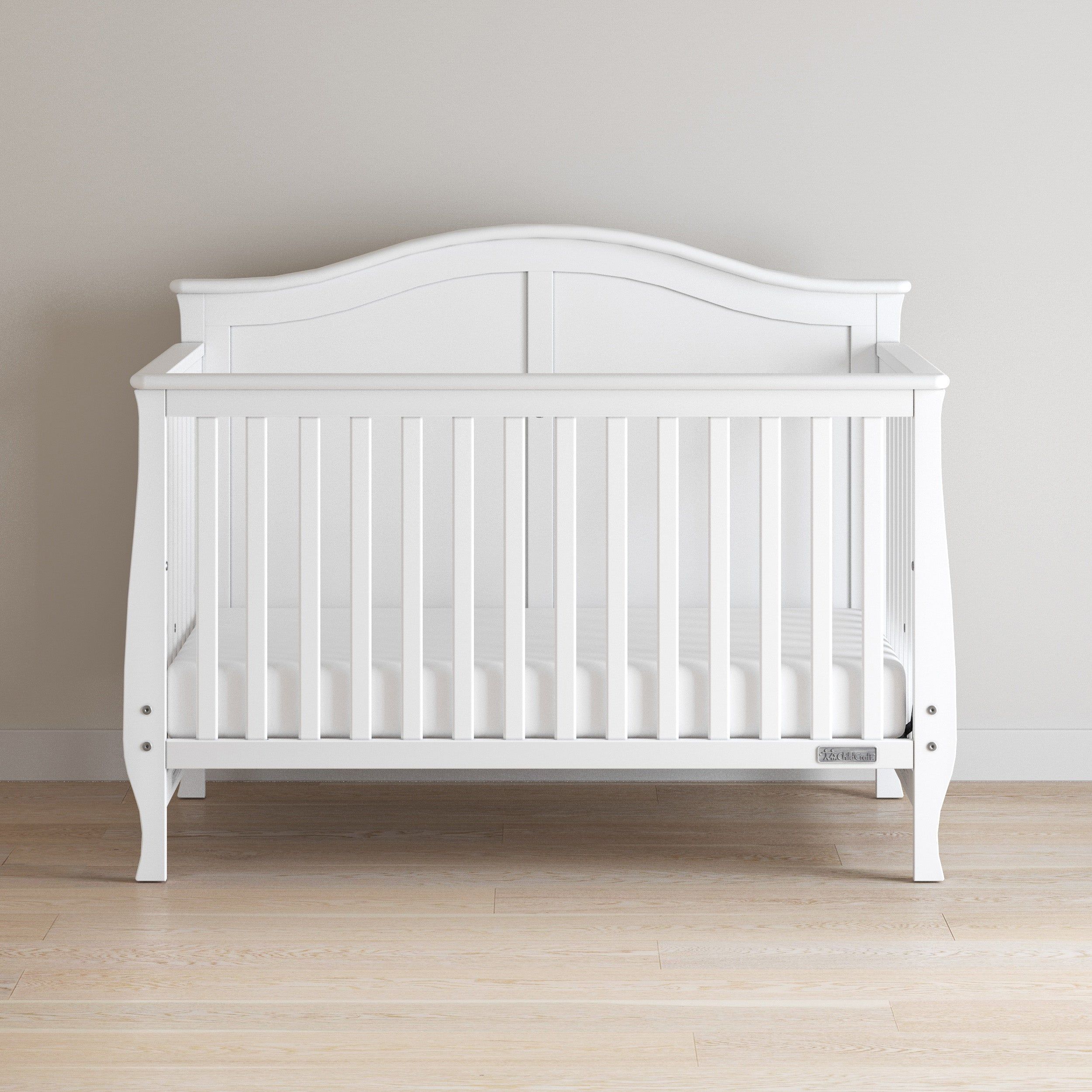 Camden 4-in-1 Convertible Crib, Matte White