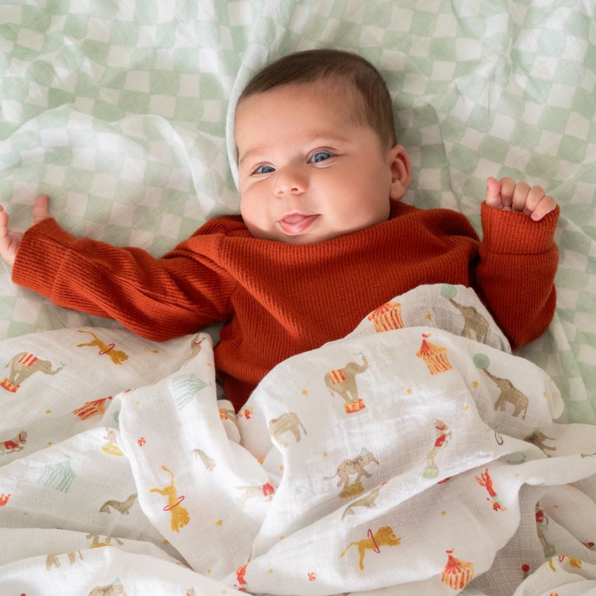 Essentials Cotton Muslin Swaddle Blanket 4 Pack