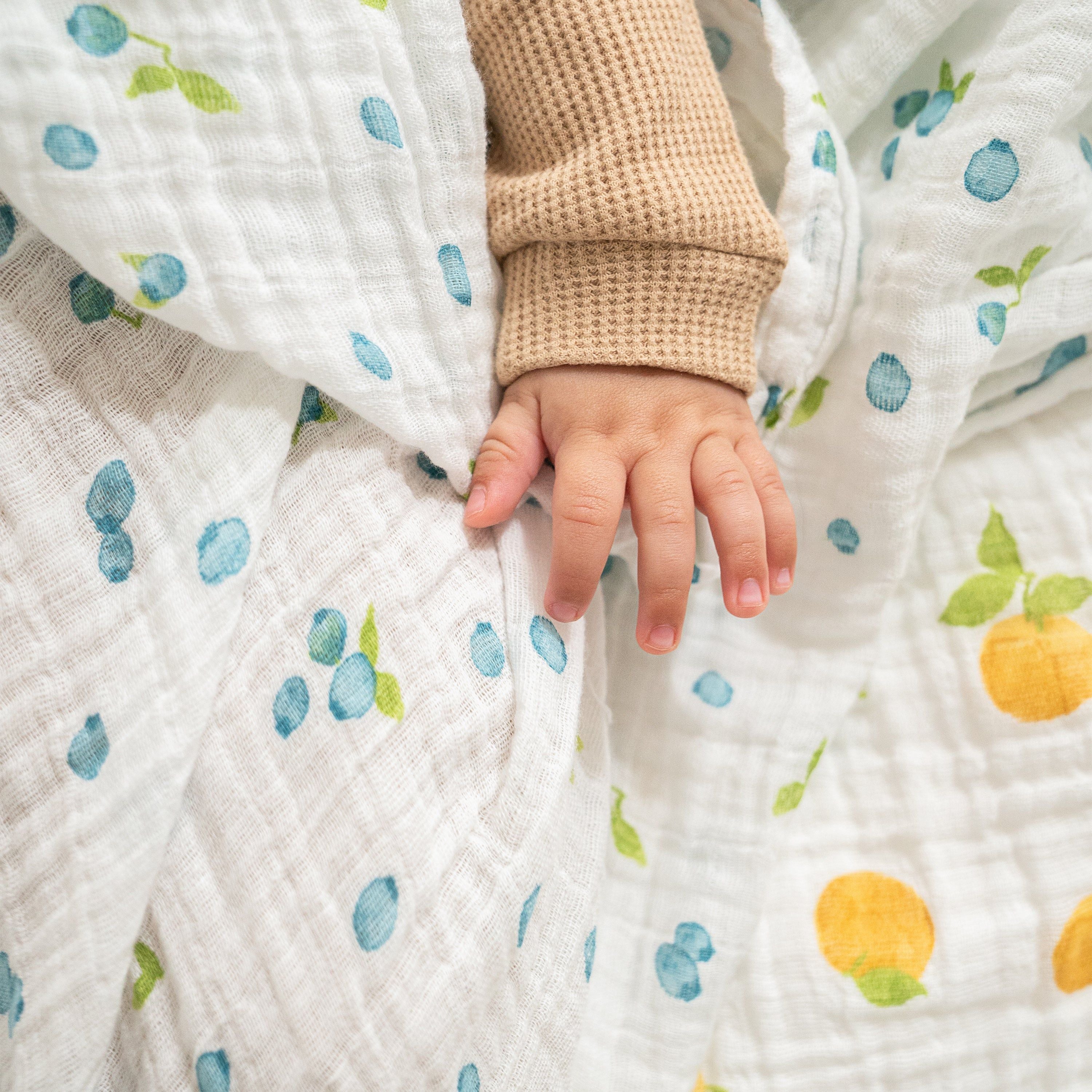Organic Cotton Muslin Swaddle Blanket 2 Pack