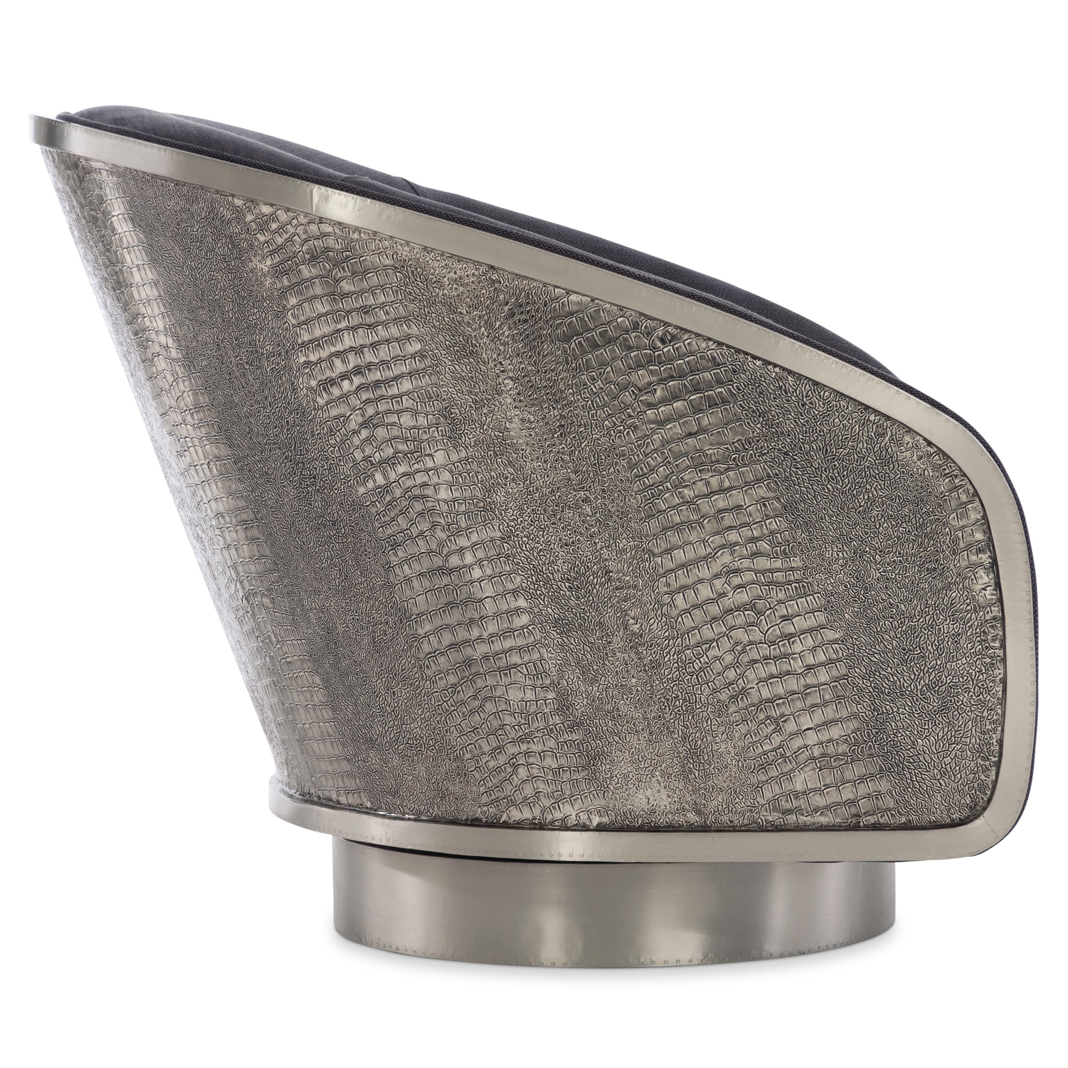 Bernhardt Miles Fabric Swivel Chair