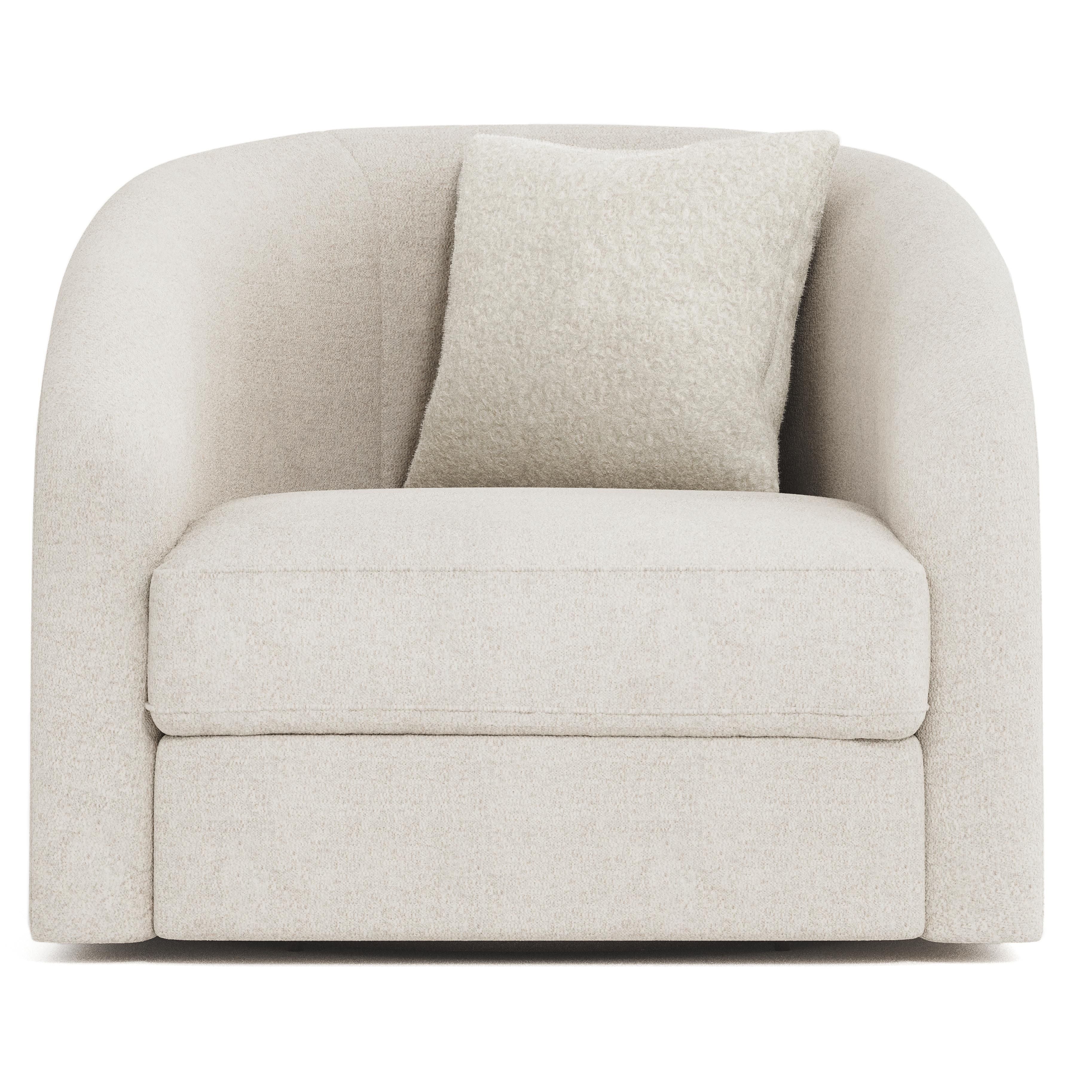 Bernhardt Terra Fabric Swivel Chair