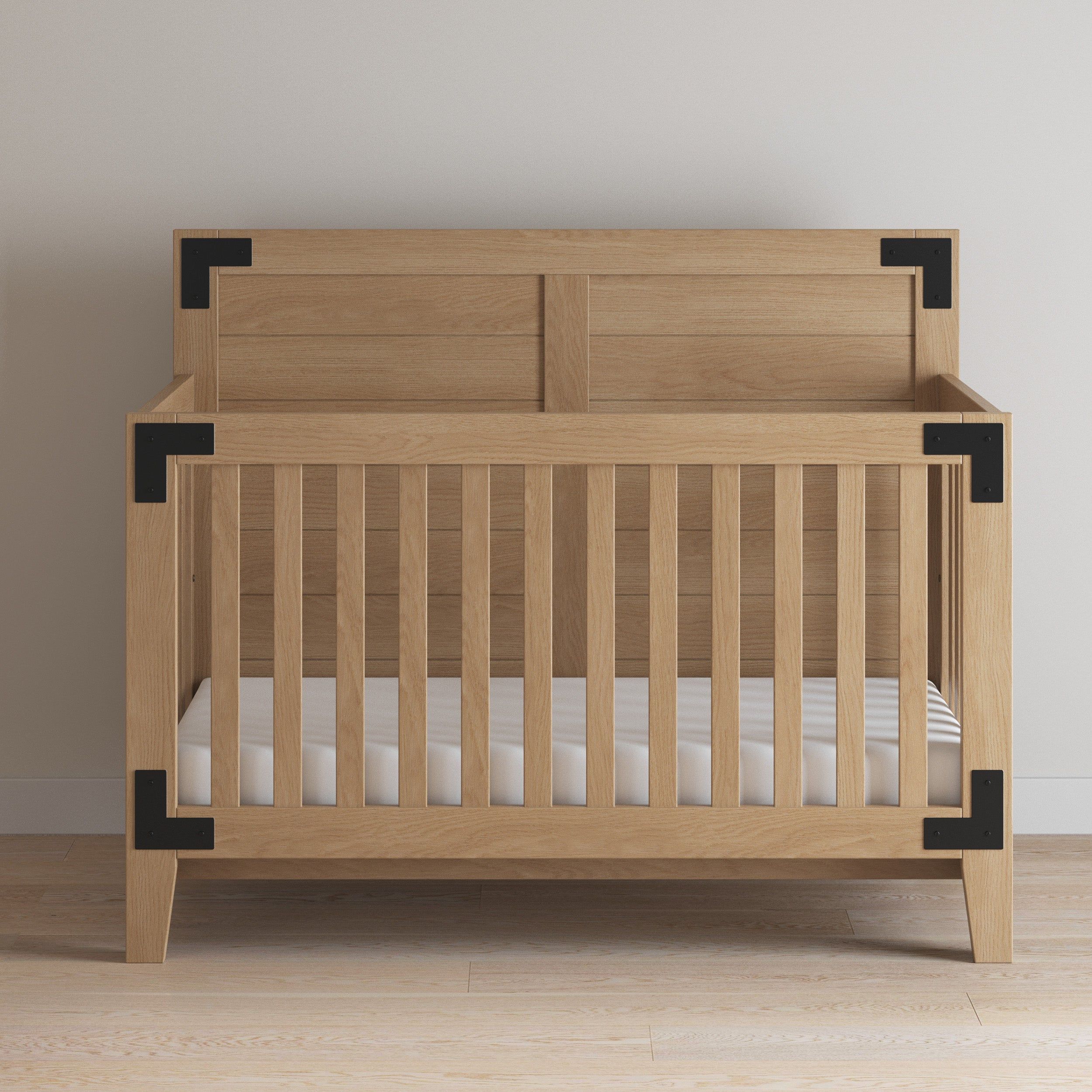 Lucas 4-in-1 Convertible Crib, Nutmeg