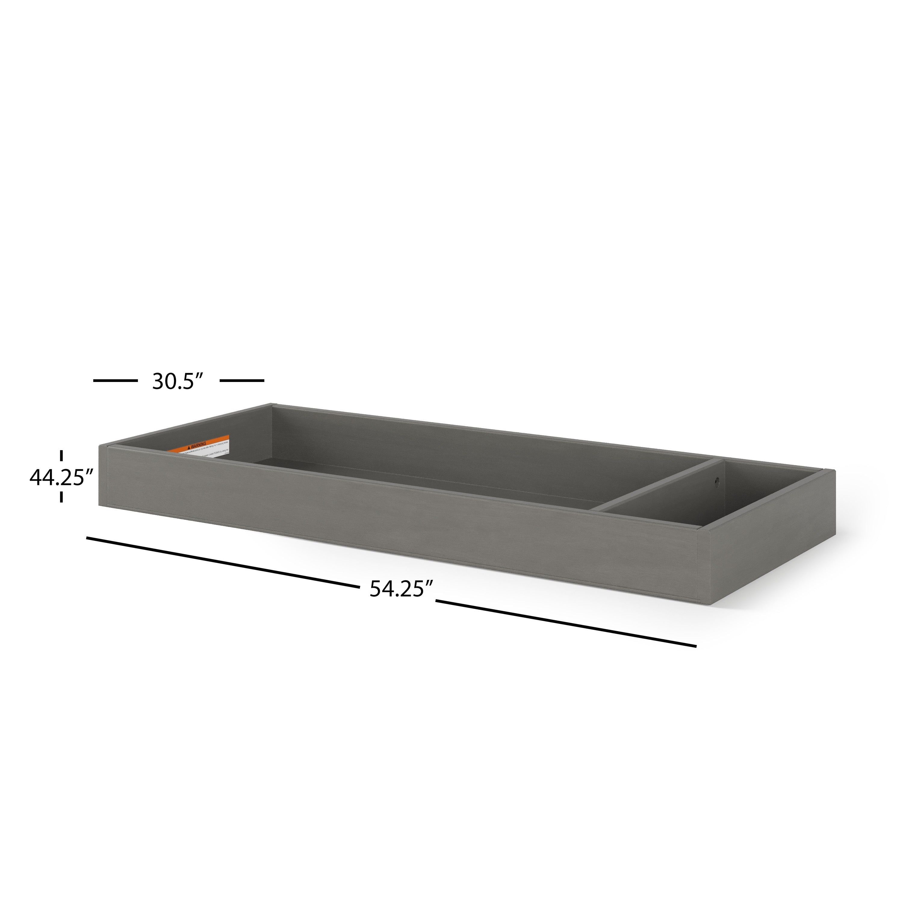 Universal Changing Table Topper Lunar Gray