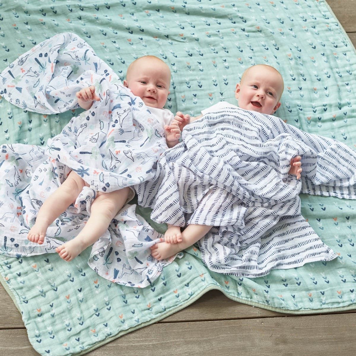 Essentials Cotton Muslin Swaddle Blanket 4 Pack