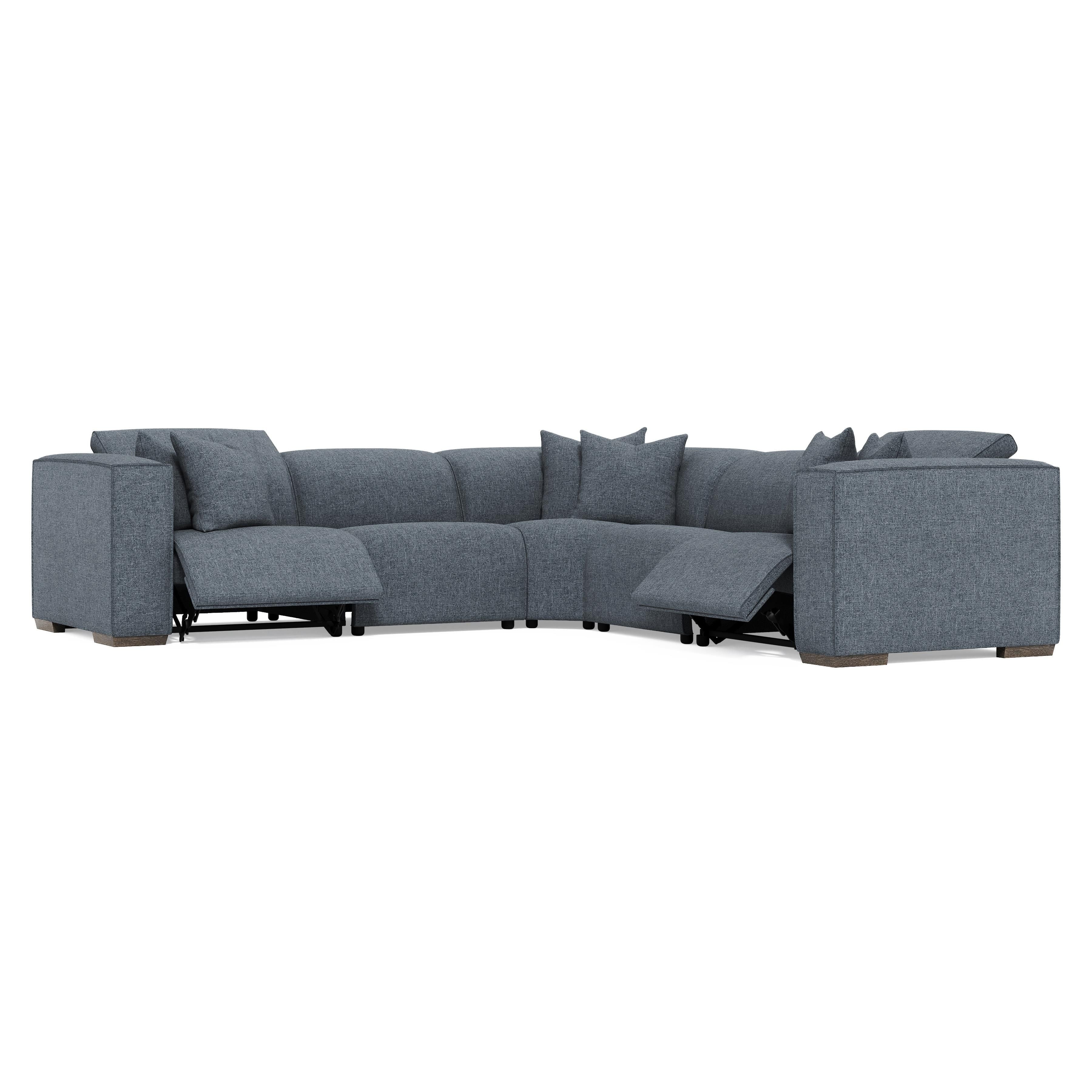 Bernhardt Furniture – Bliss Fabric Power Motion Sectional