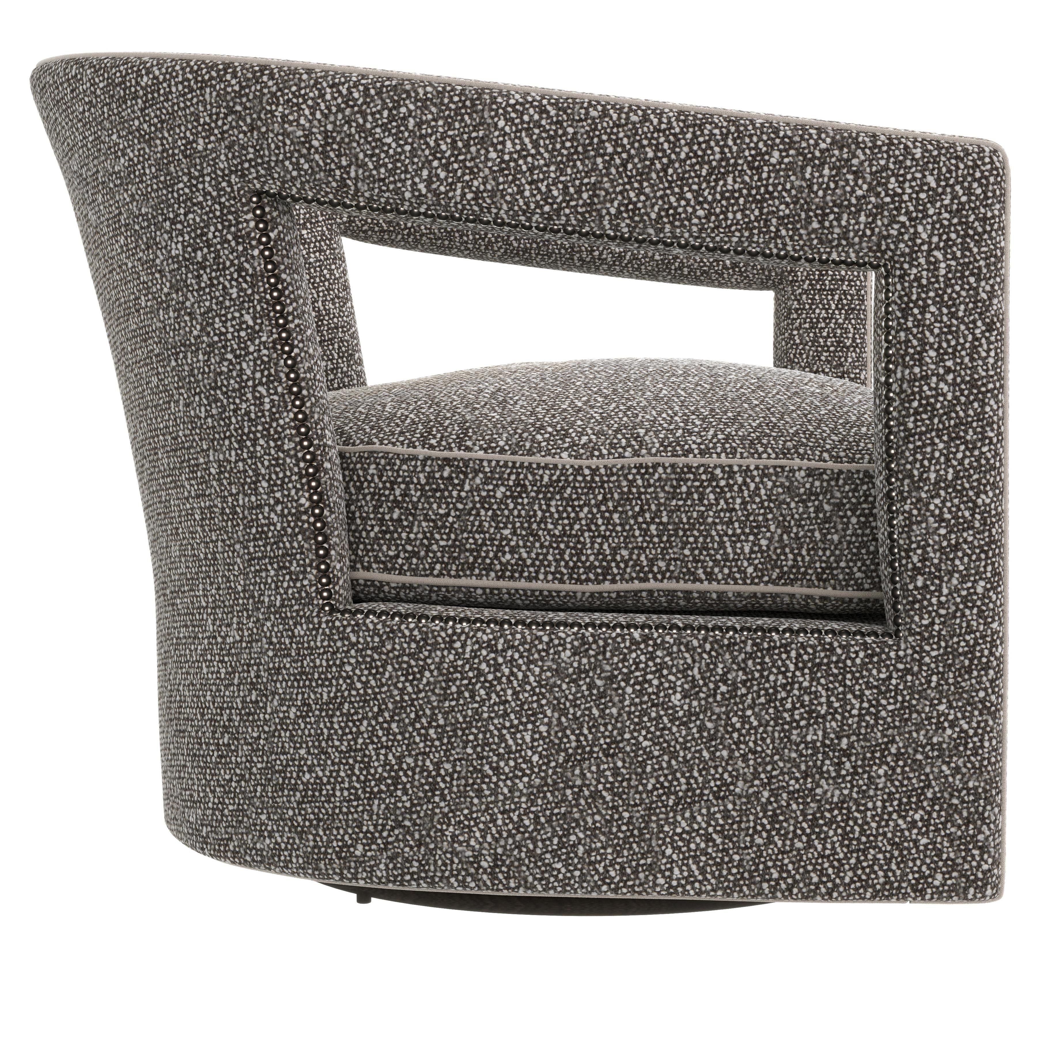 Bernhardt Furniture – Alana Fabric Swivel Chair