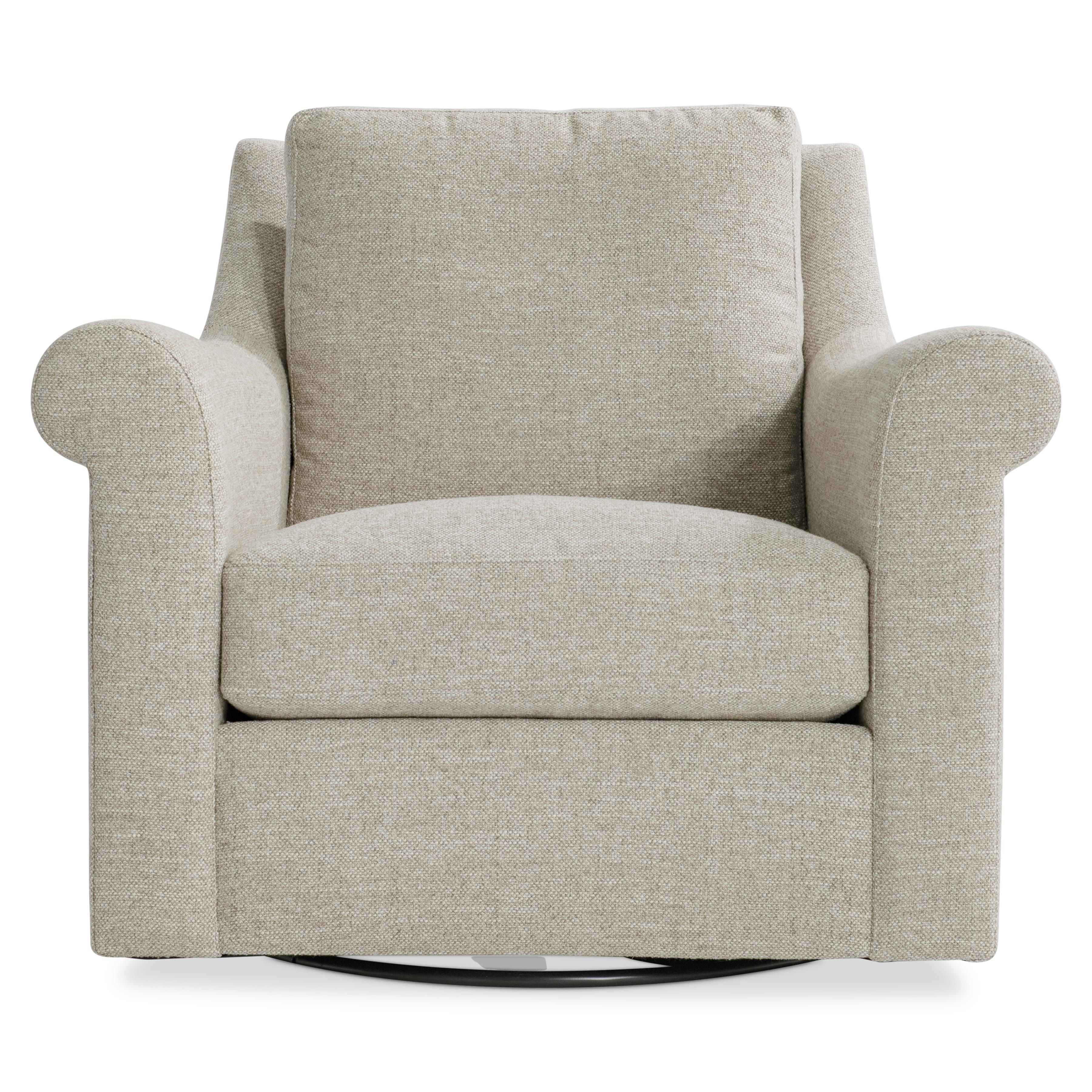 Bernhardt Furniture Keirnan Fabric Swivel Chair