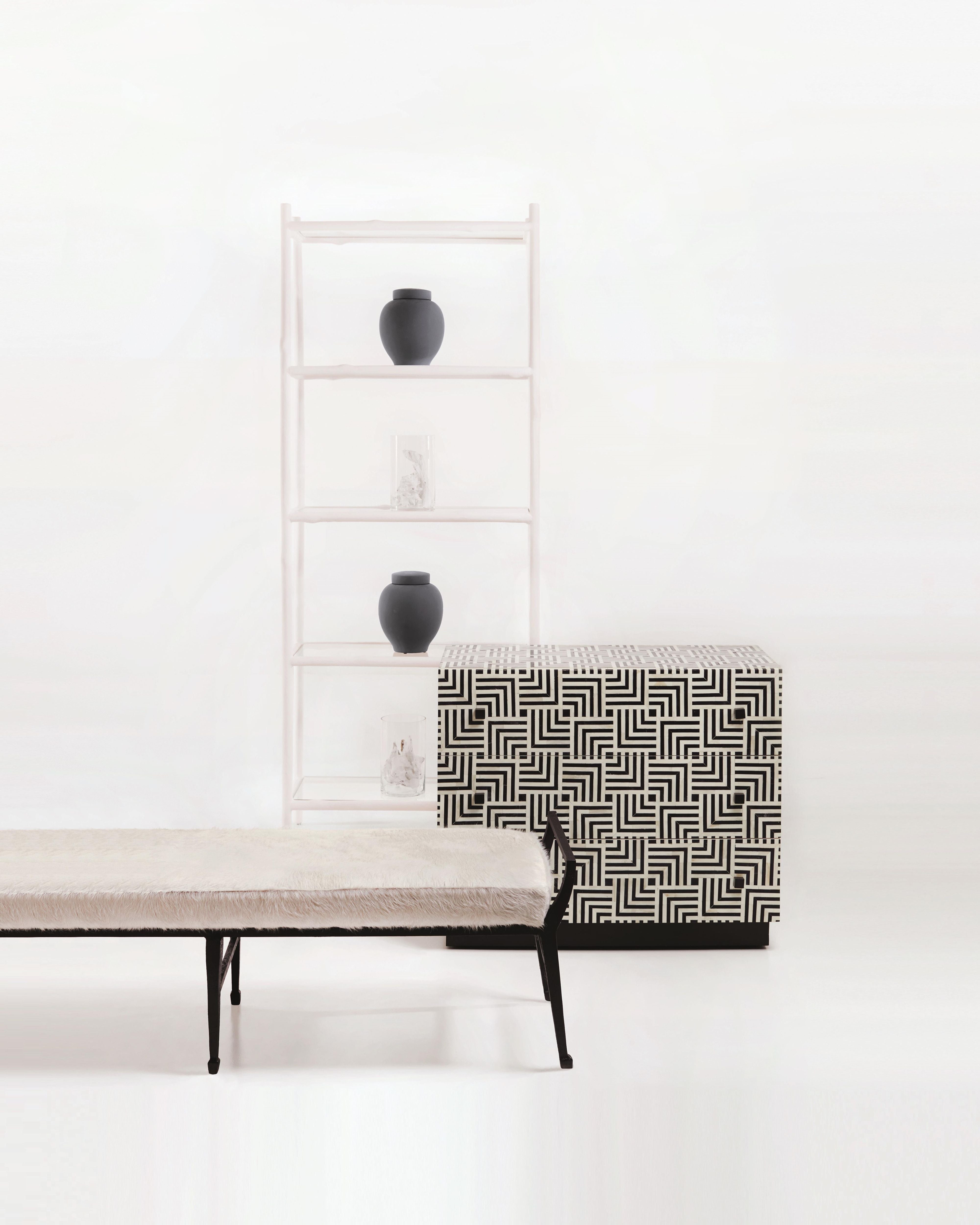 Bernhardt Mansfield Leather Bench