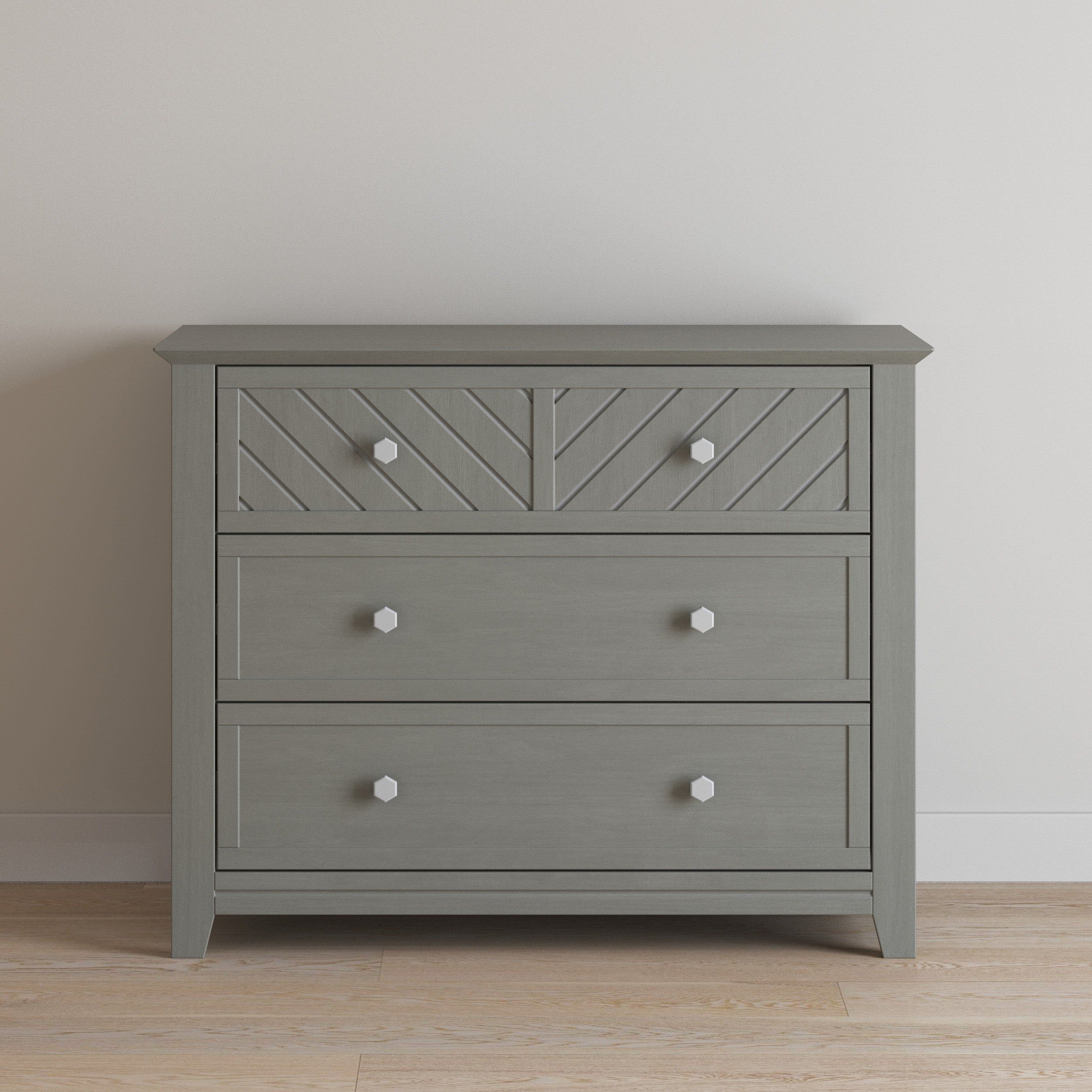 Atwood 3-Drawer Dresser, Lunar Gray