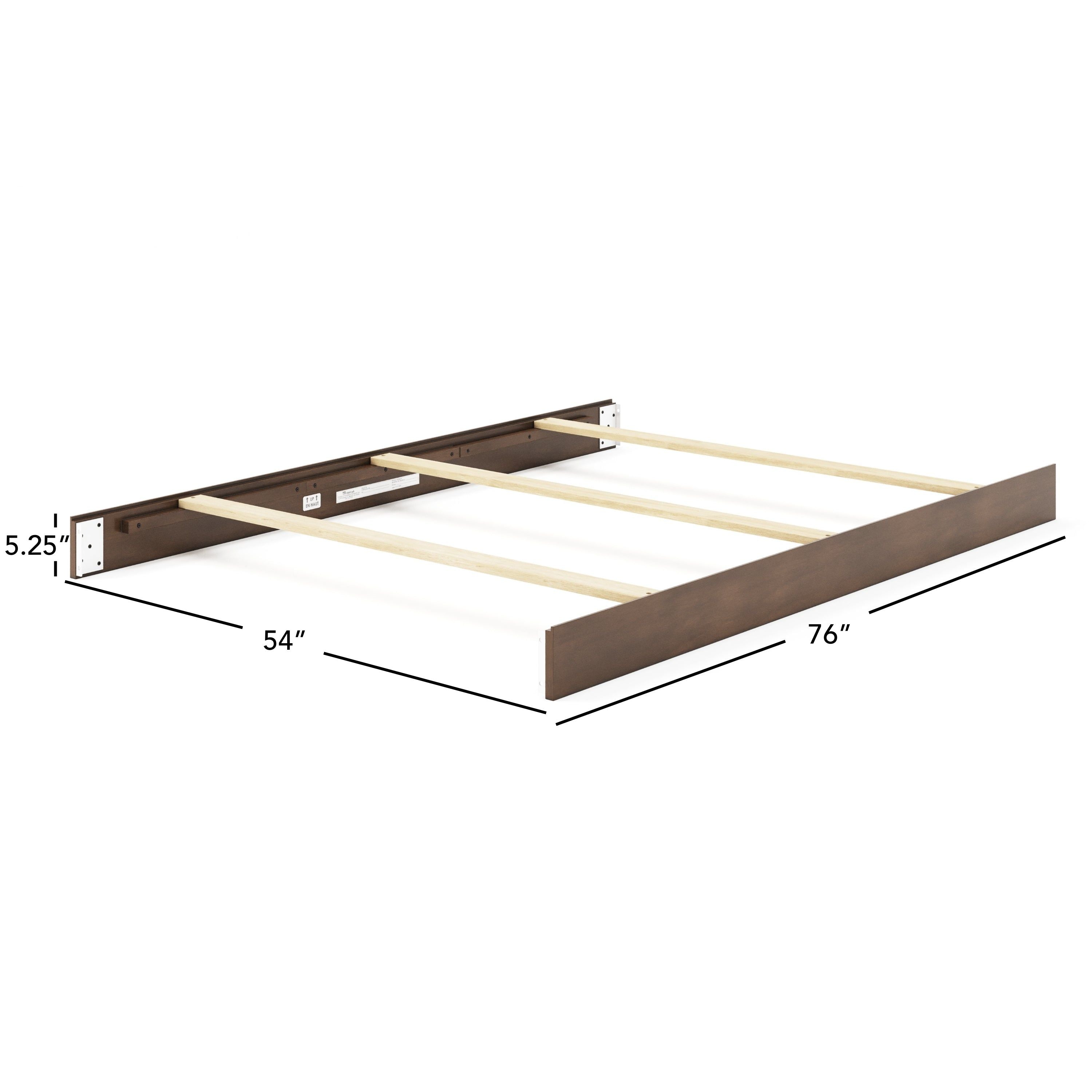 F06401 - Full-Size Bed Rails, Cocoa Bean