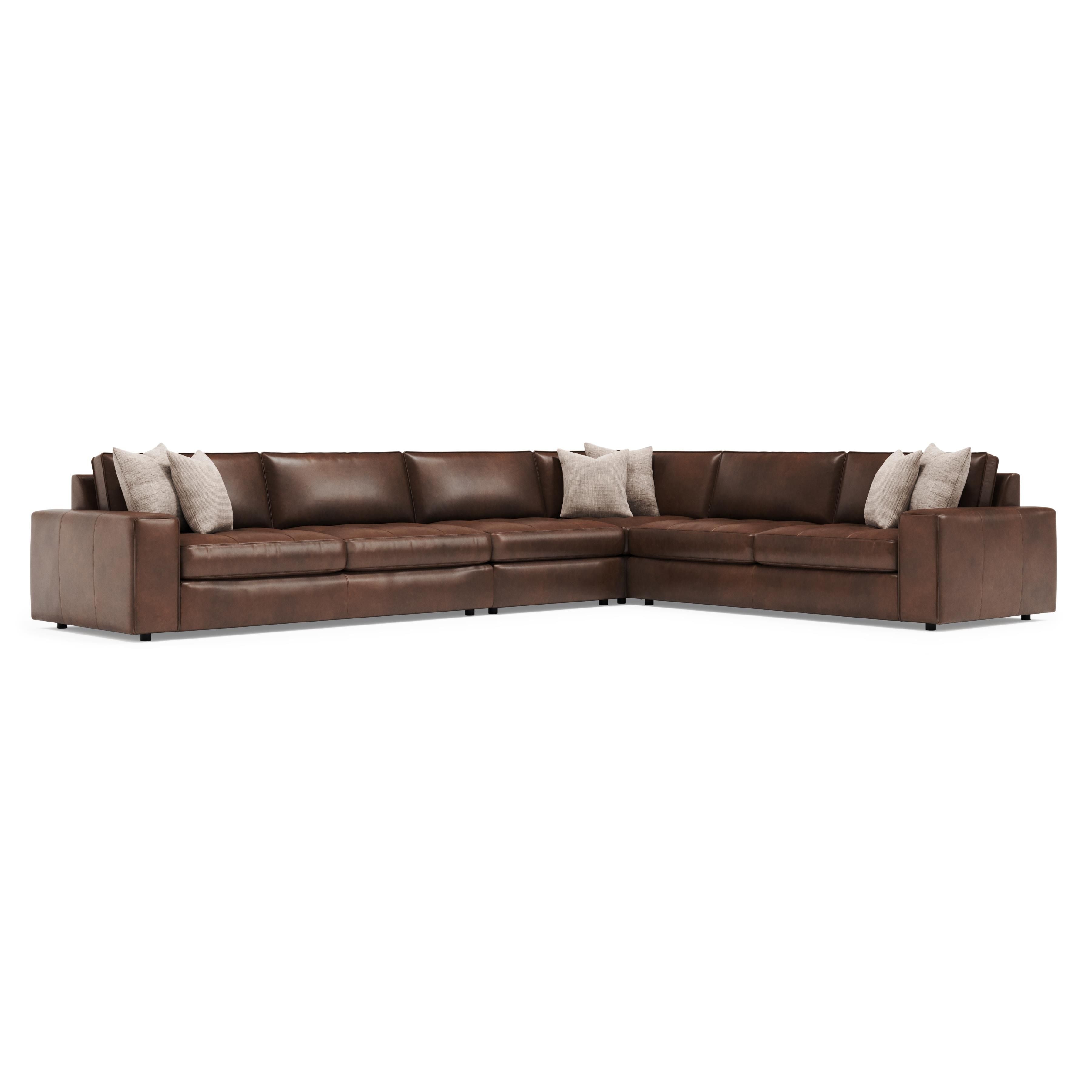 Bernhardt Furniture – Nest Leather Sectional