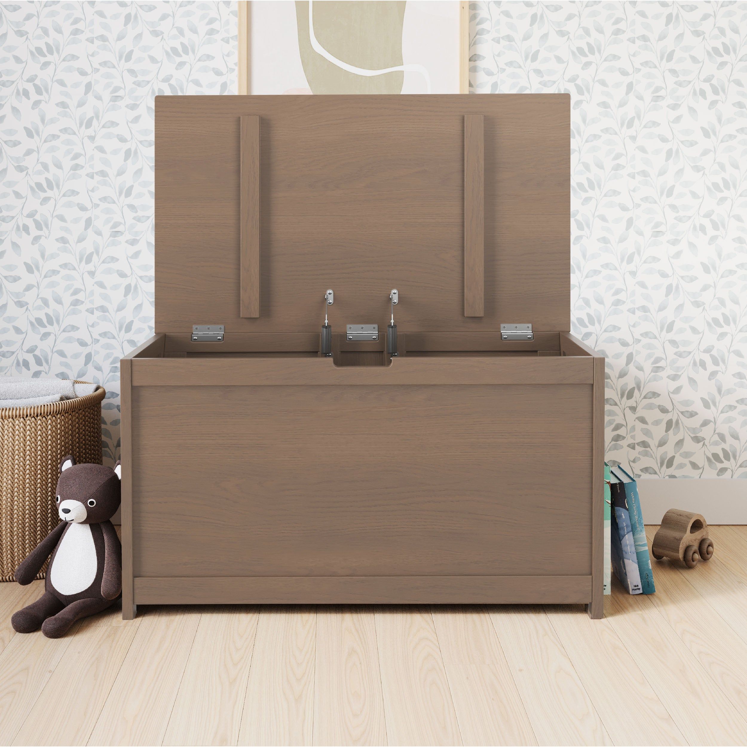 Harmony 33" Kids Toy Box, Dusty Heather