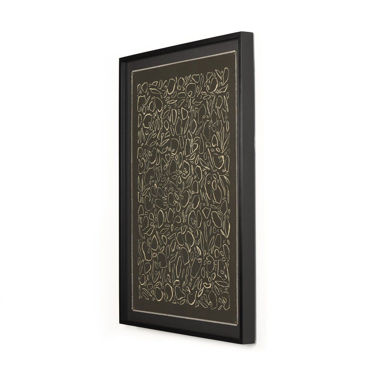 Cream On Black Glimmer By Laurel-dawn Latshaw