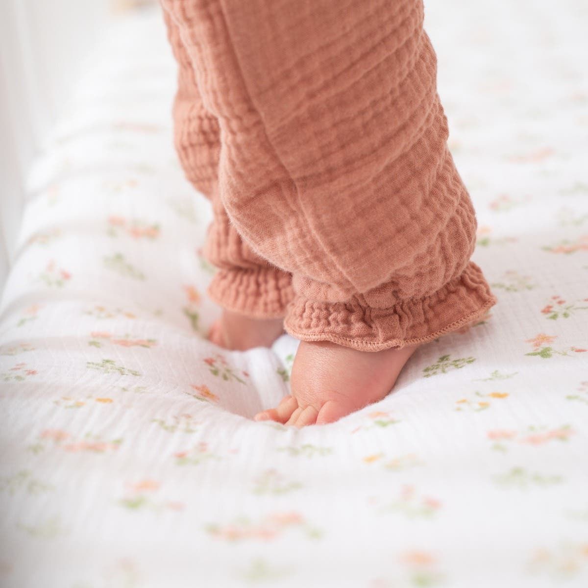 Essentials Cotton Muslin Crib Sheet