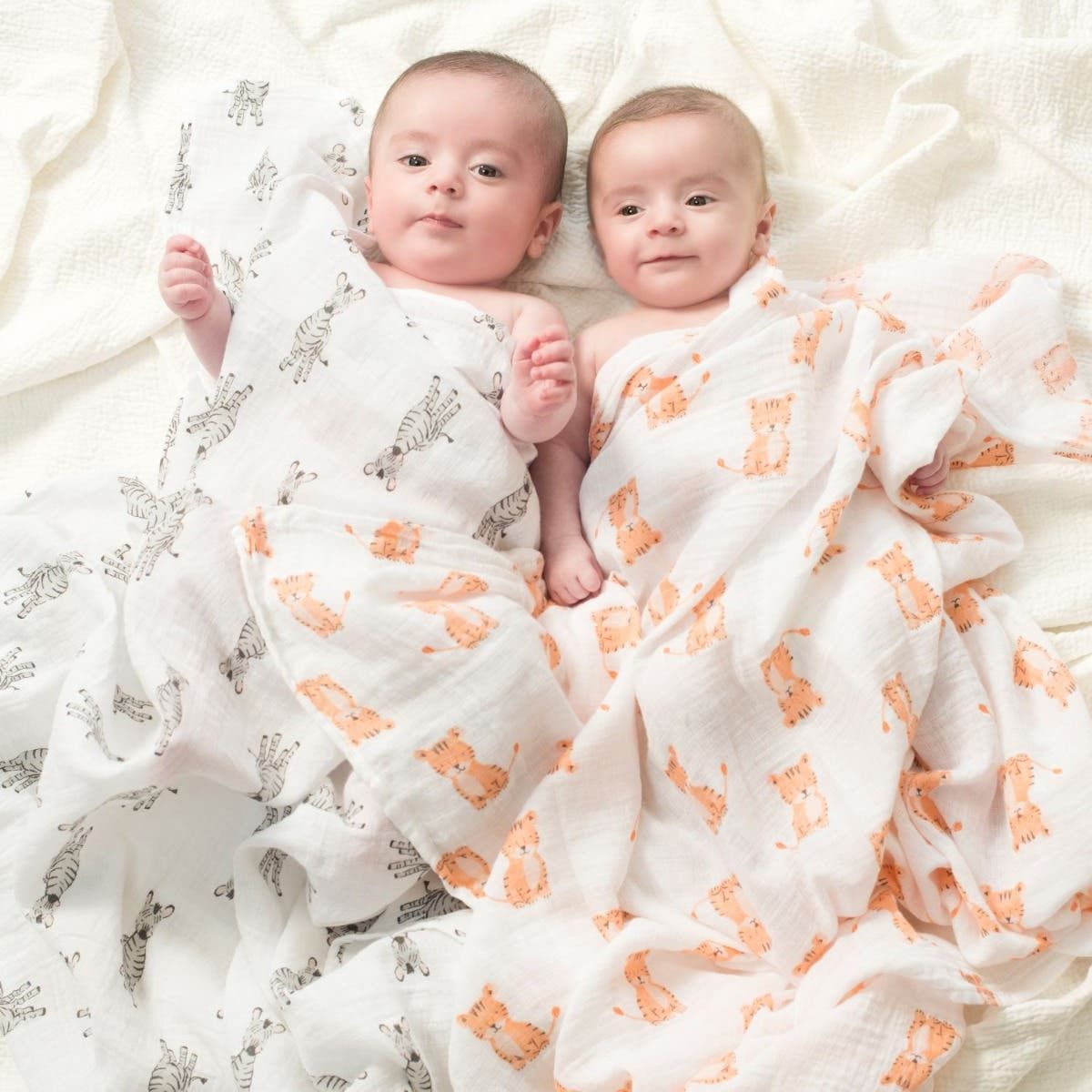 Essentials Cotton Muslin Swaddle Blanket 4 Pack
