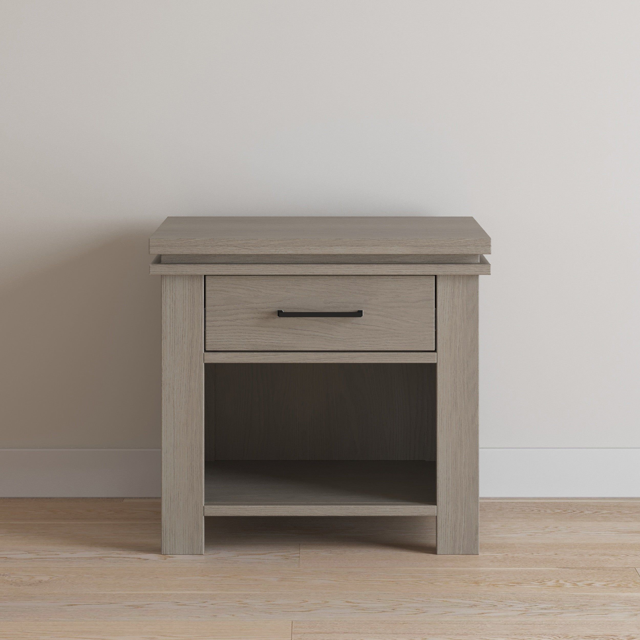 Denman Nightstand, Crescent Gray