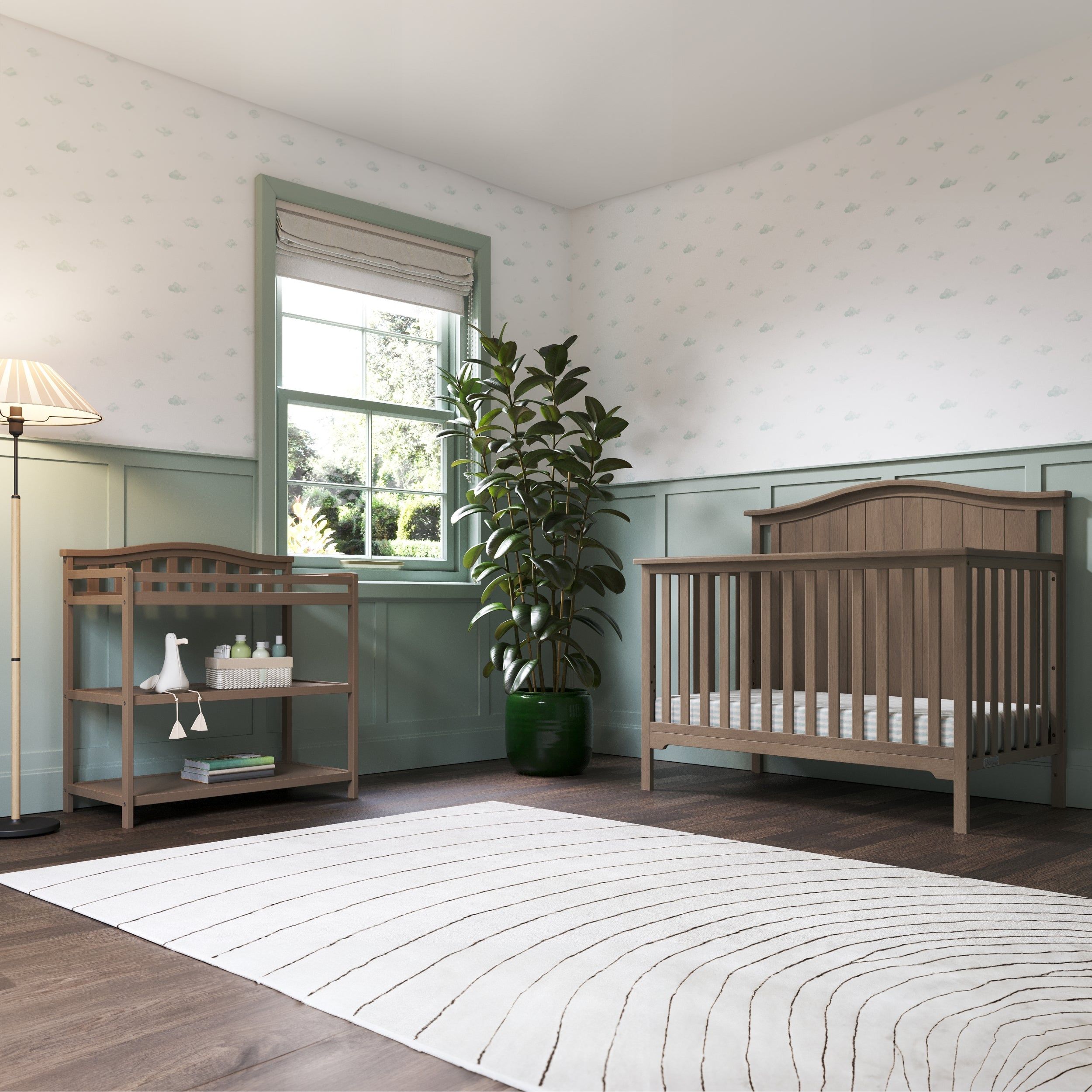 Hampton Arch Top 2-Piece Nursery Set