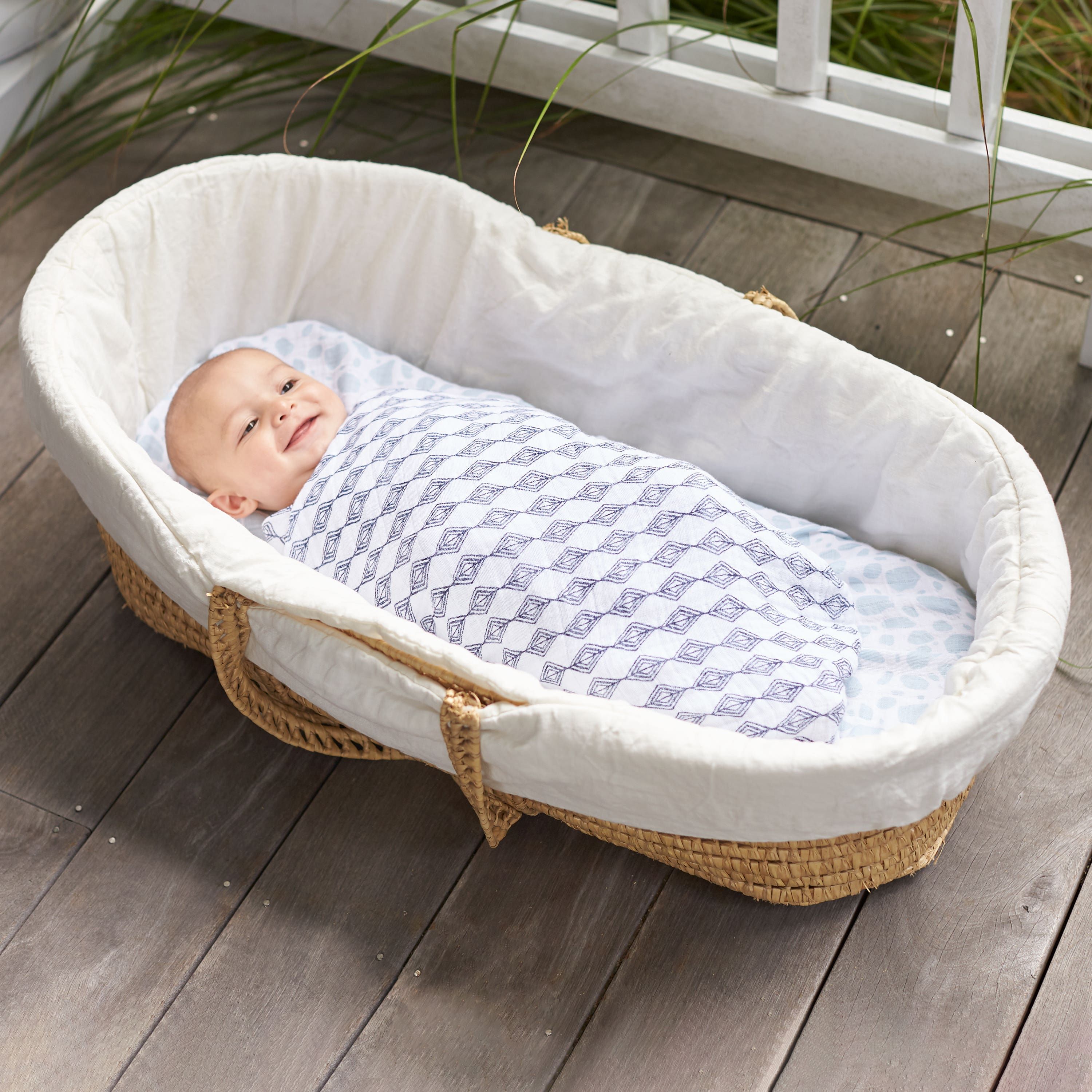 Boutique 100% Cotton Muslin Swaddle Blanket 4 Pack