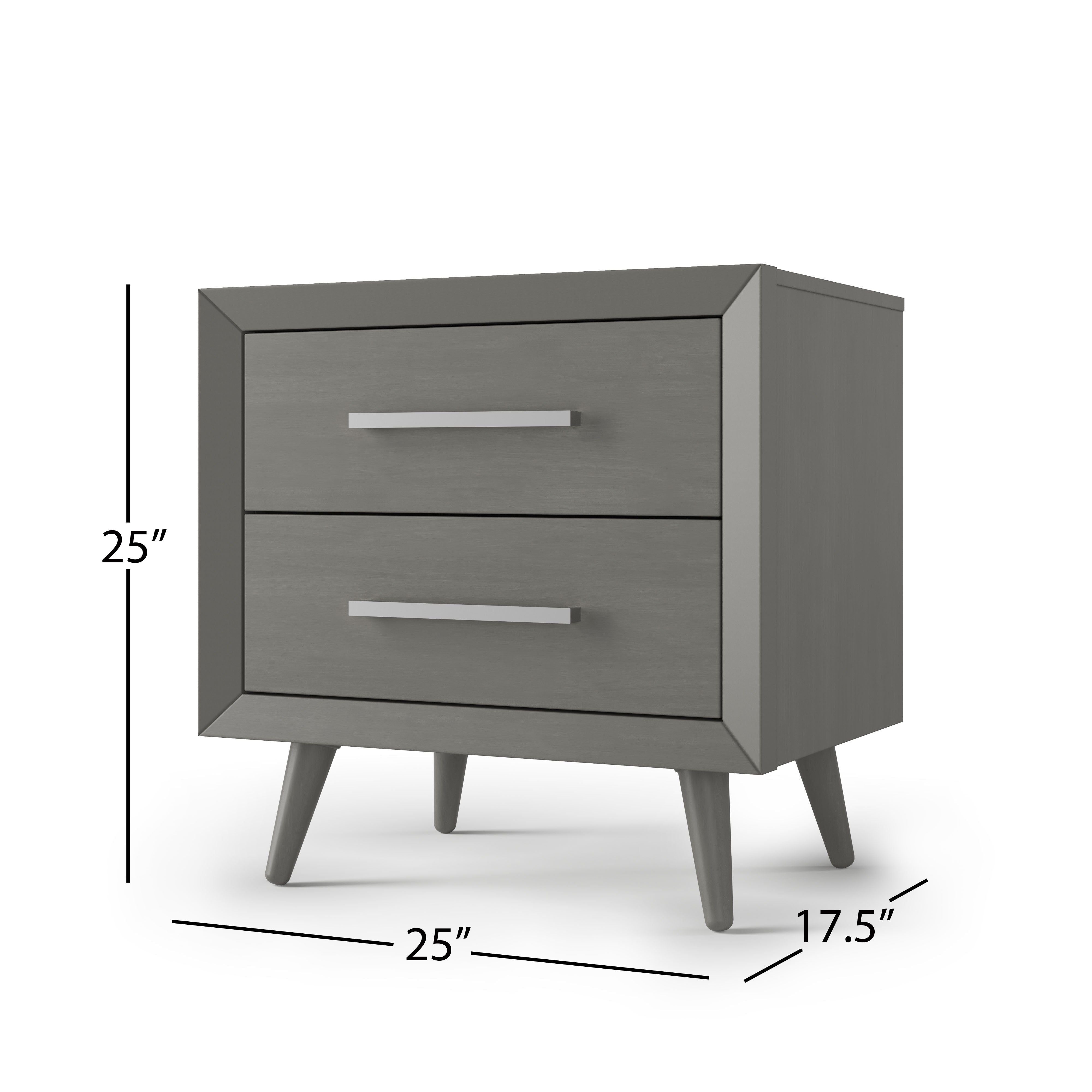 Cranbrook Nightstand, Lunar Gray