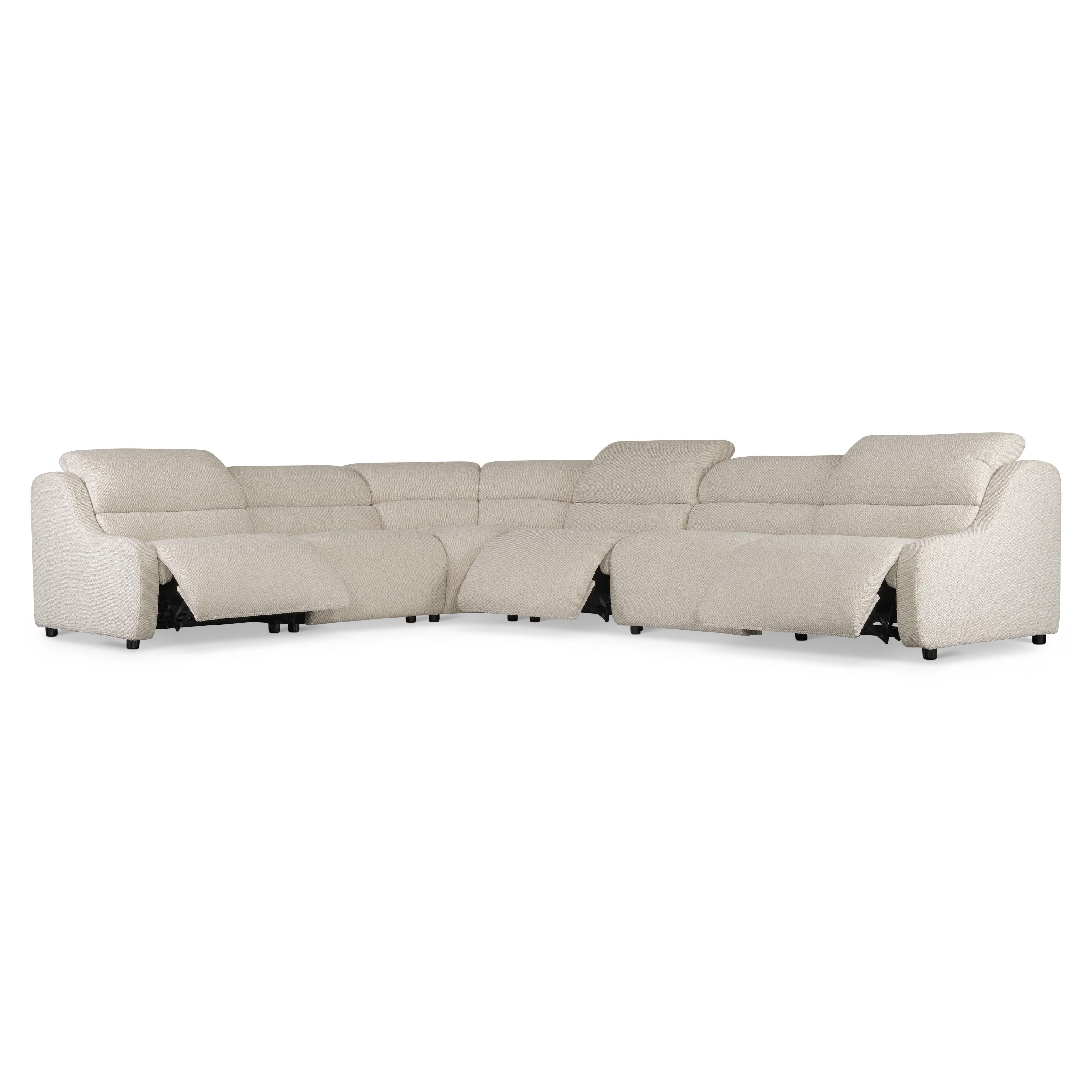 Bernhardt Furniture – Gio Fabric Power Motion Sectional