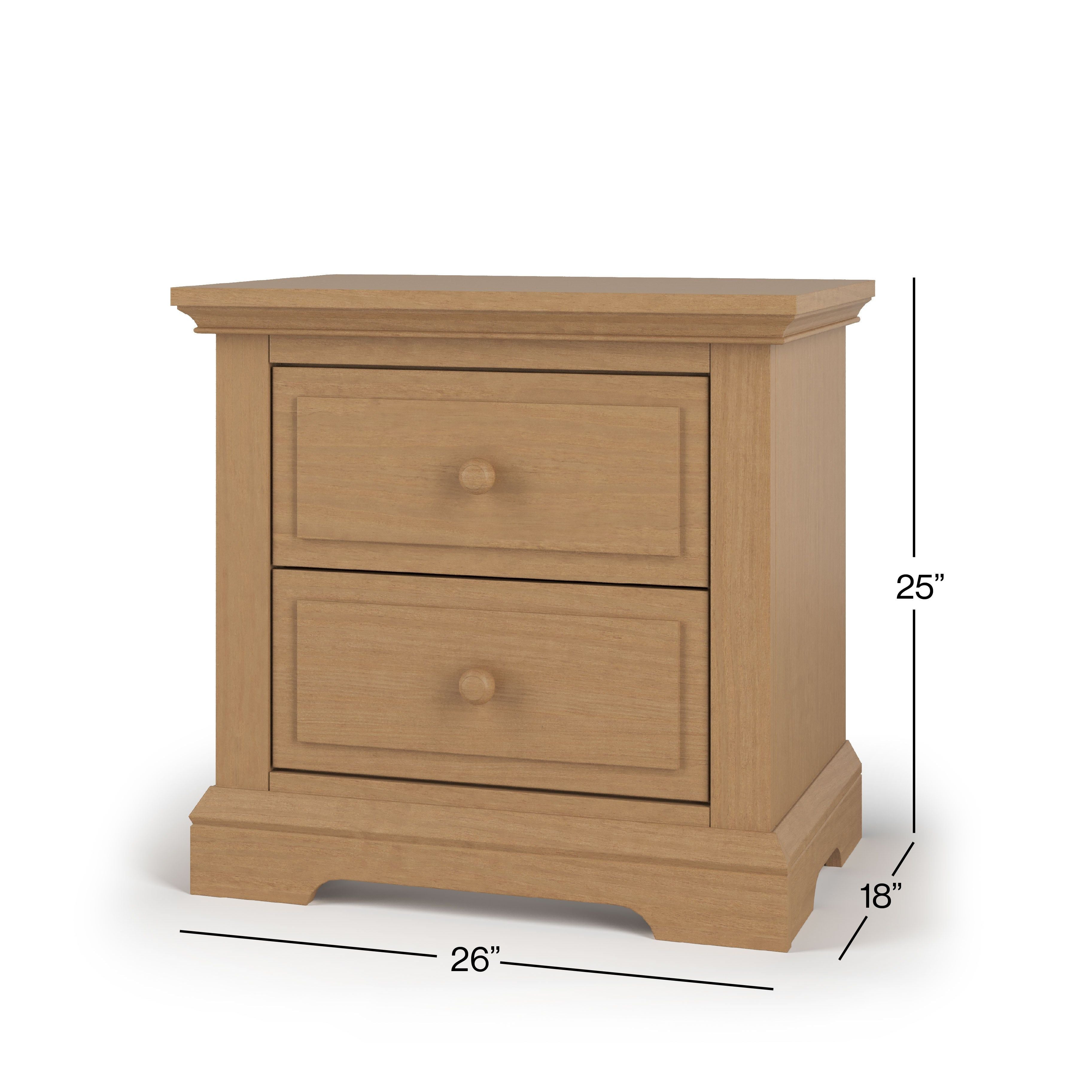 Jordyn Nightstand, Ready-to-assemble, Biscotti