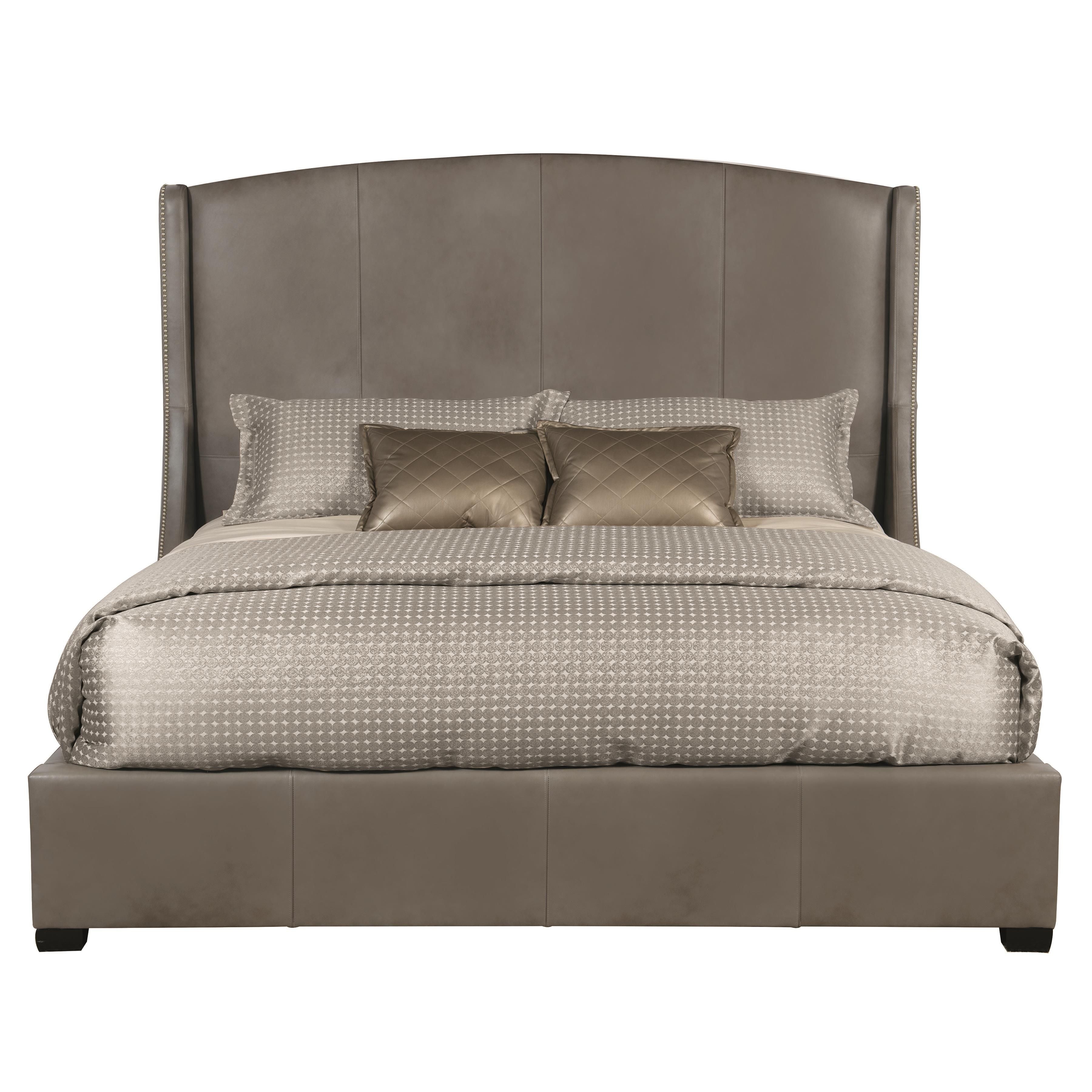 Bernhardt Furniture – Cooper Leather Shelter Bed King