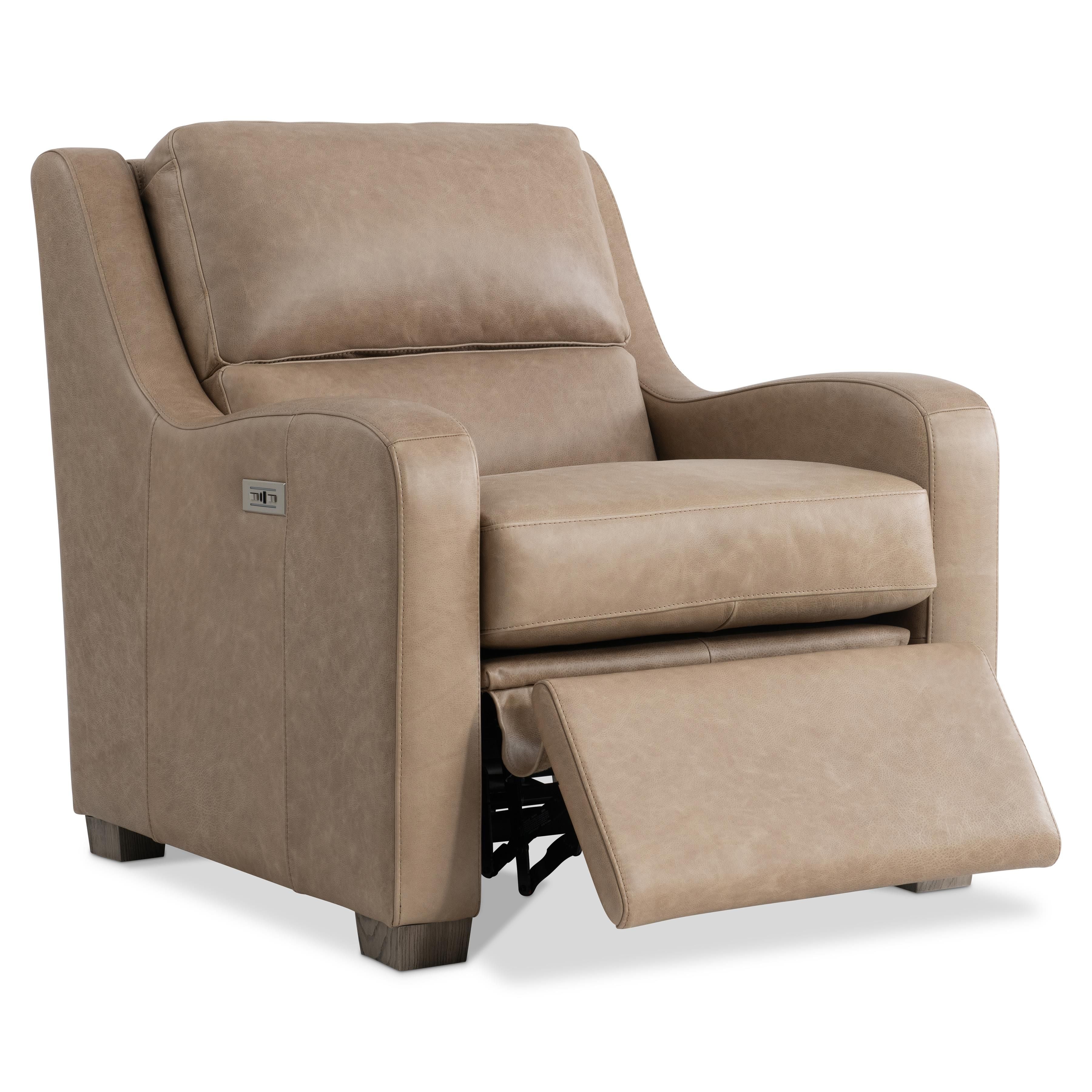 Bernhardt Furniture Ventura Leather Power Motion Chair