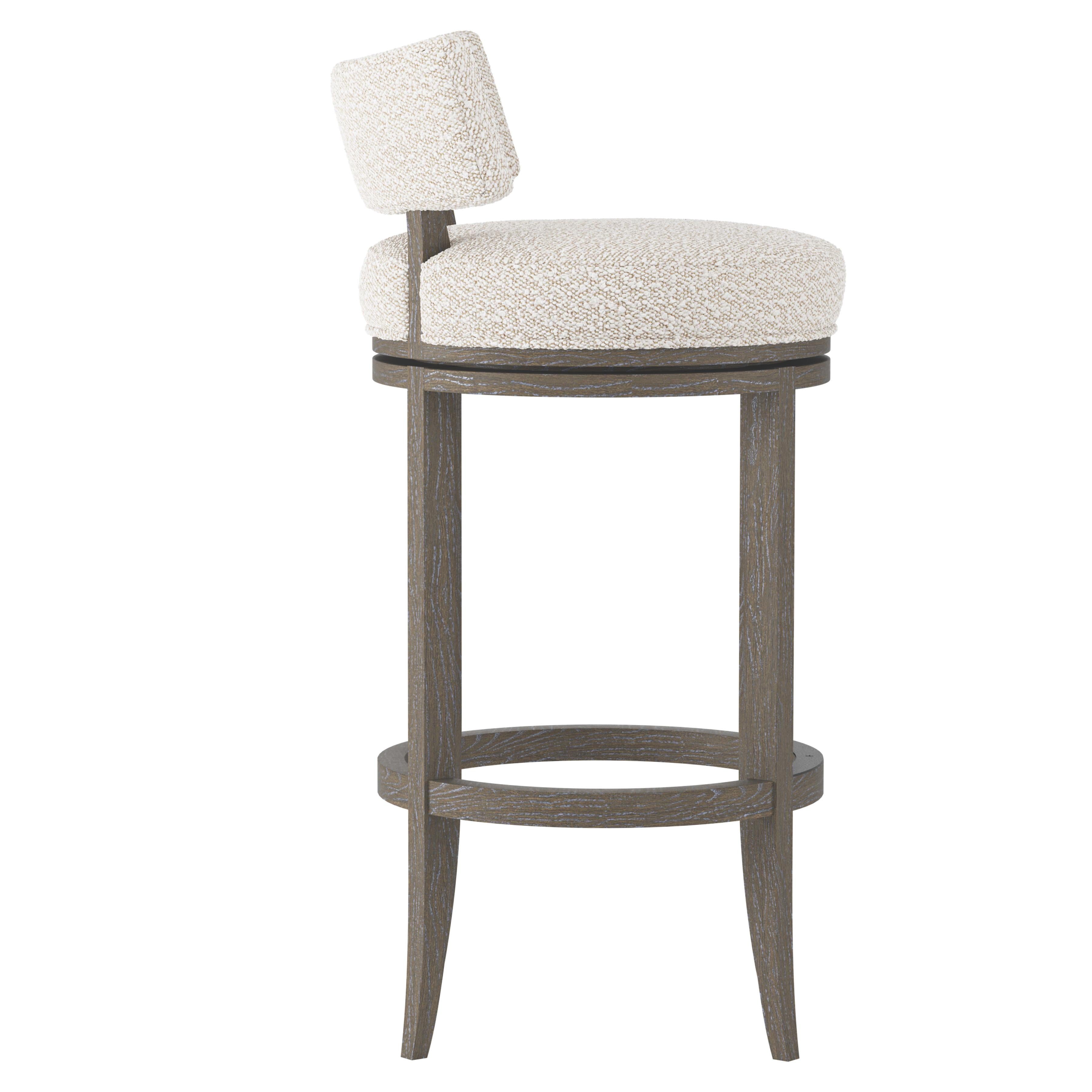 Bernhardt Furniture Hirsch Fabric Bar Stool