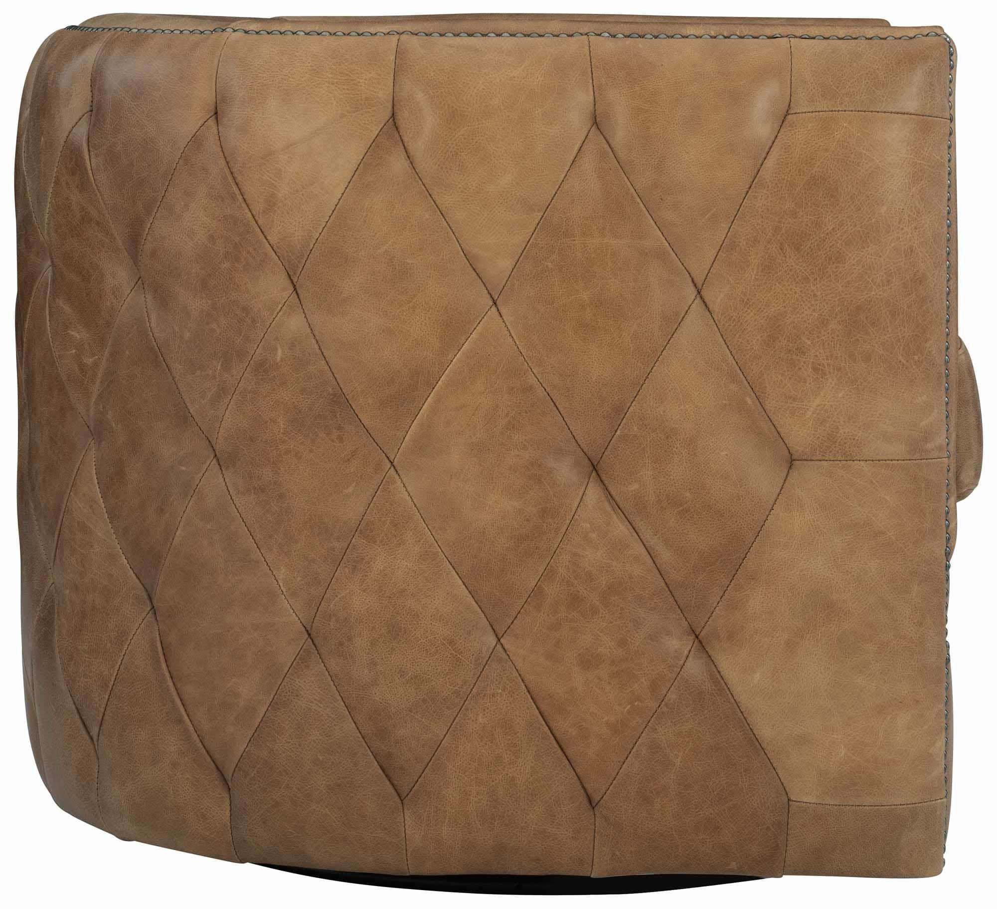 Bernhardt Furniture – Palazzo Leather Swivel Chair