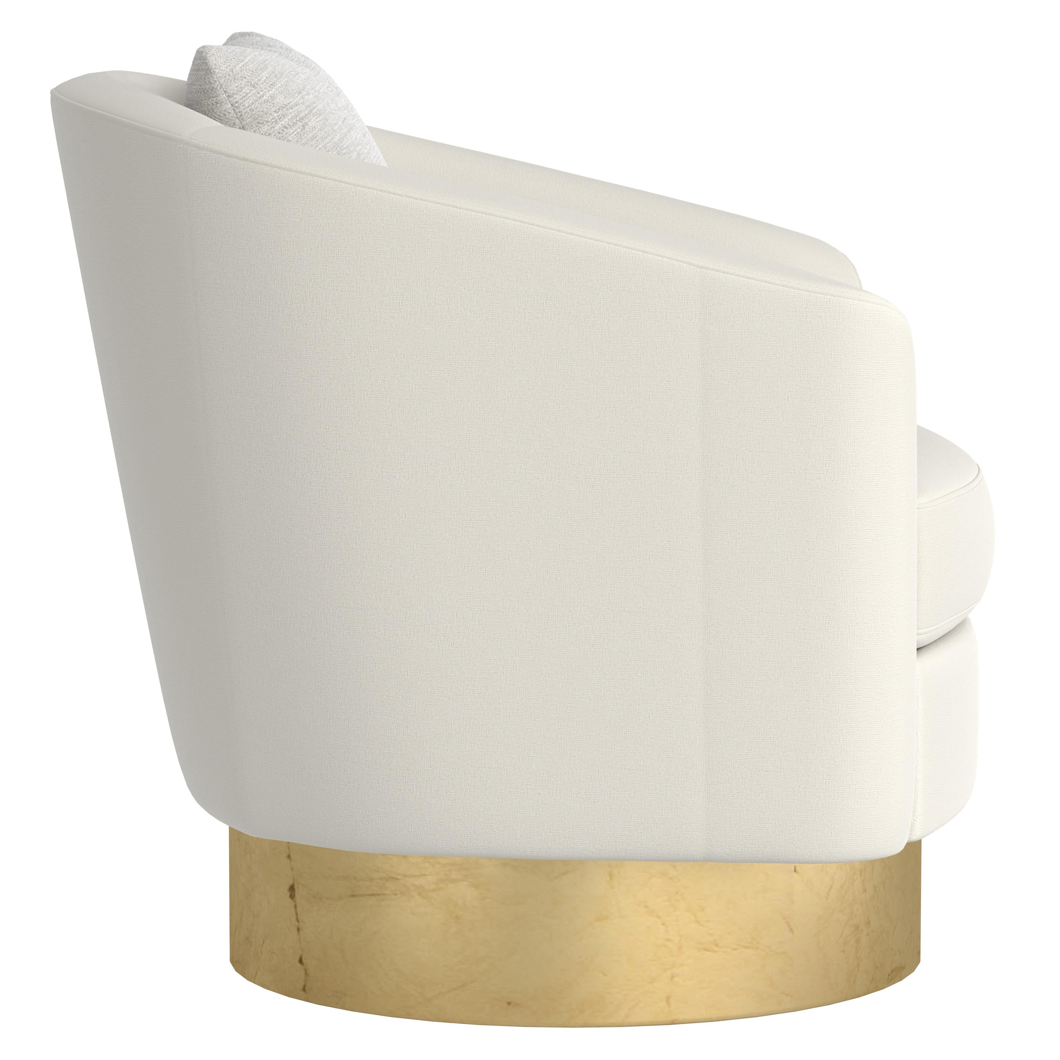 Bernhardt Furniture – Camino Fabric Swivel Chair