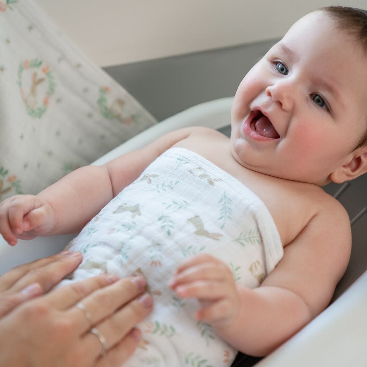 Essential Cotton Muslin Washcloths 3 Pack