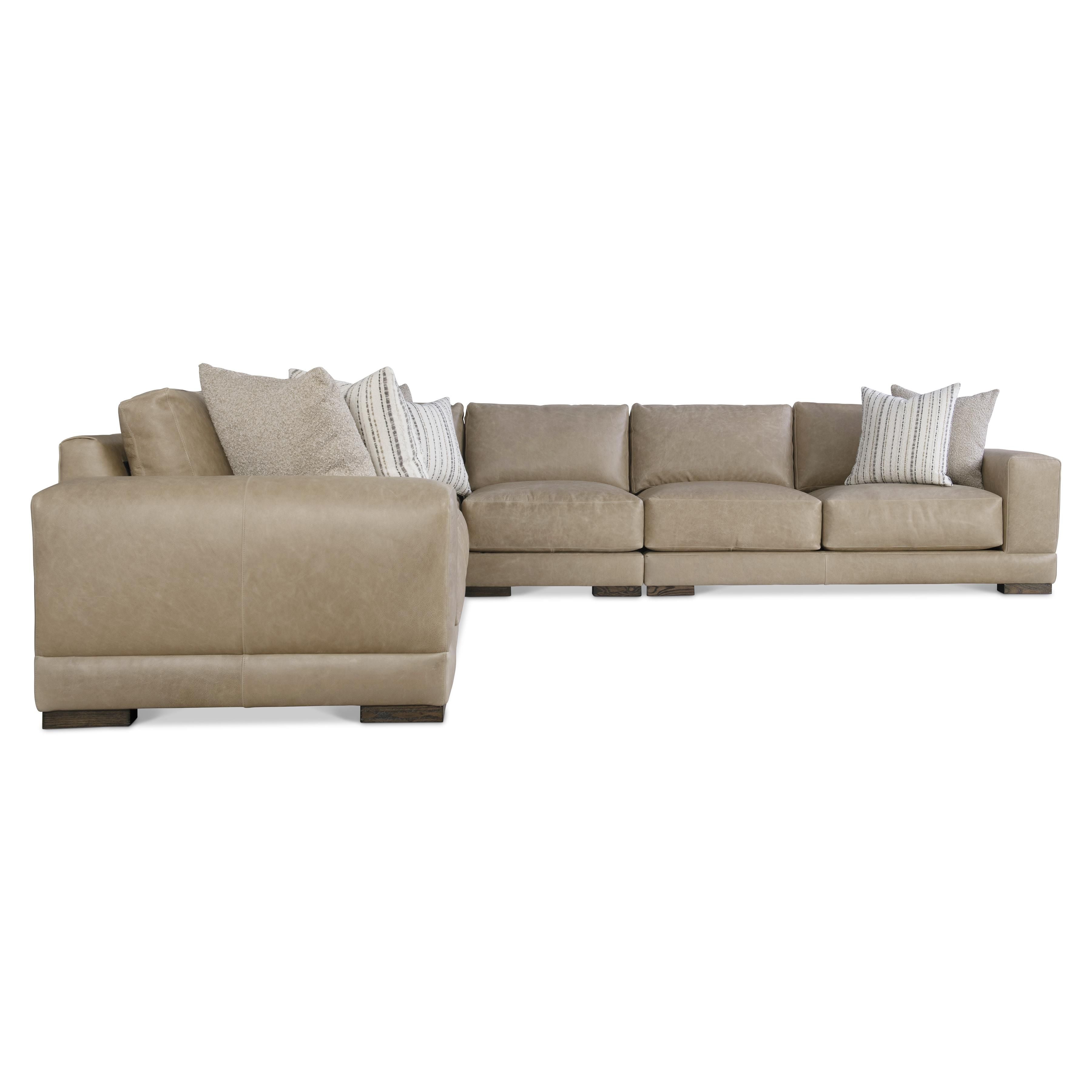Bernhardt Furniture Lars Leather Sectional