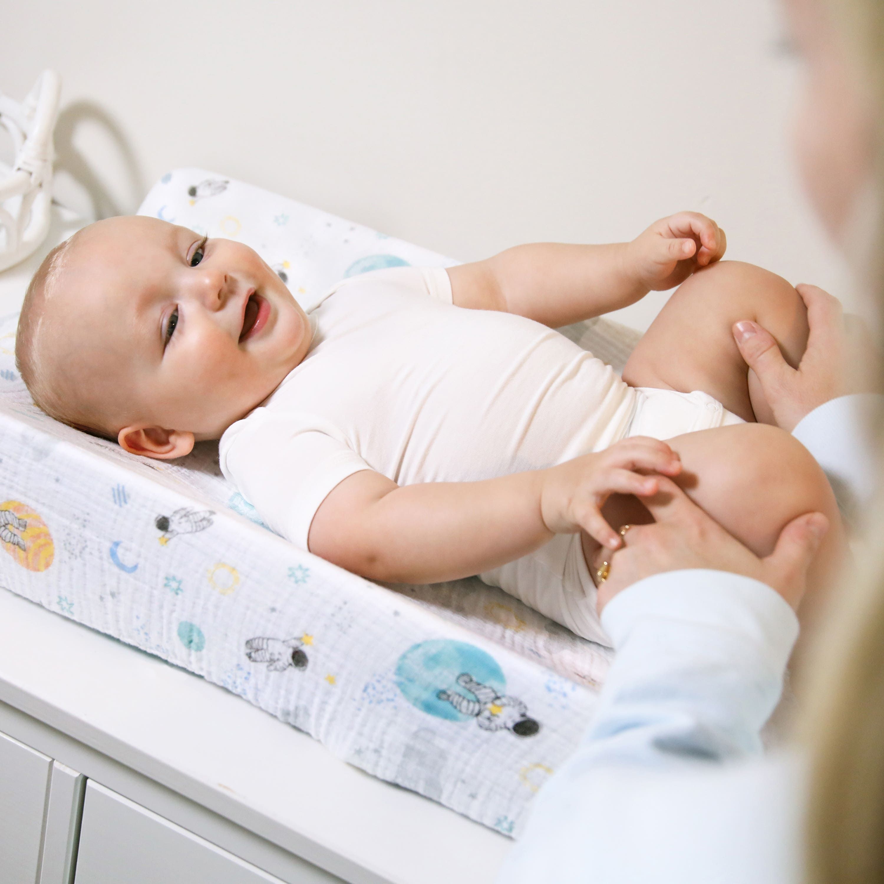 Essentials Cotton Muslin Changing Pad Cover