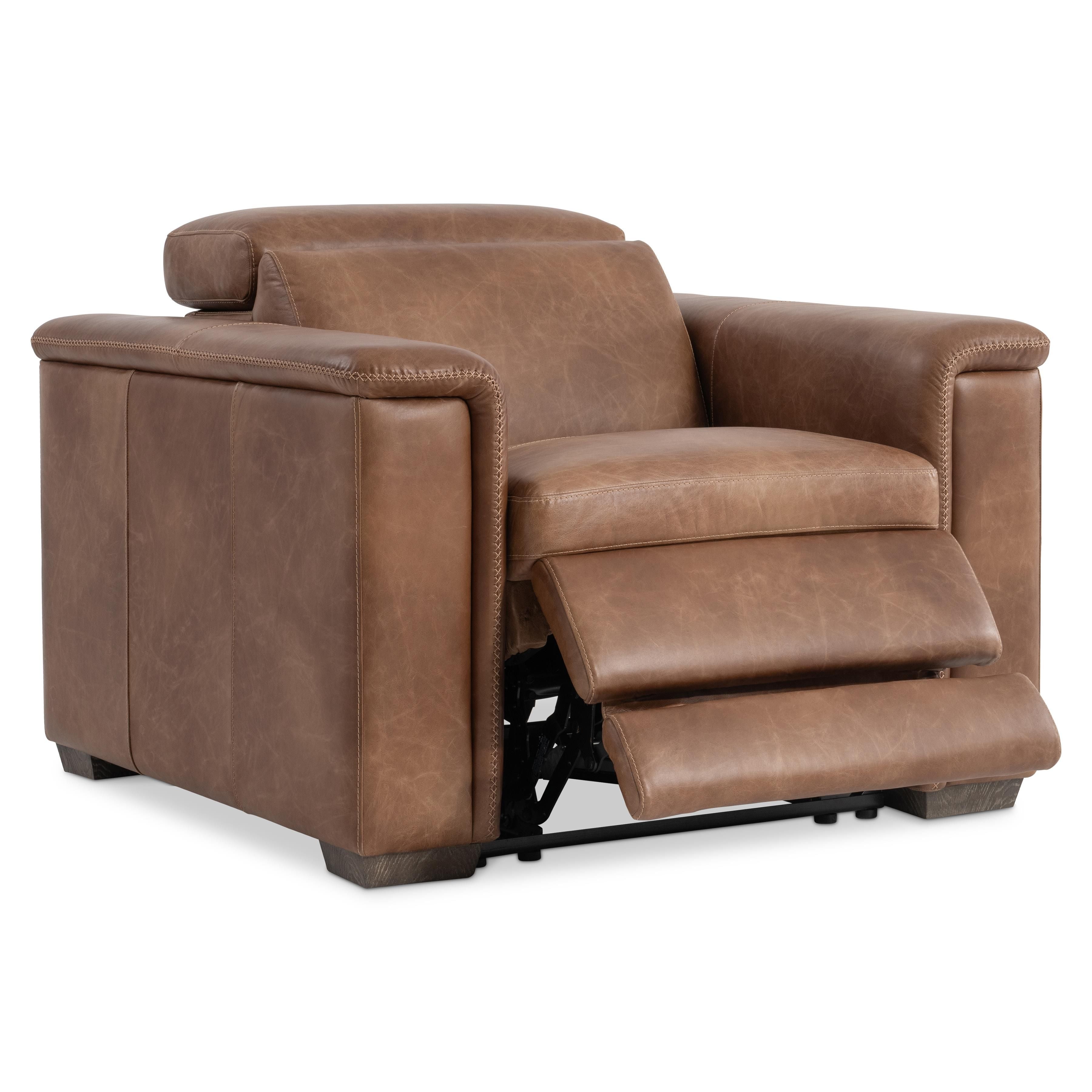 Bernhardt Furniture Lioni Leather Power Motion Chair