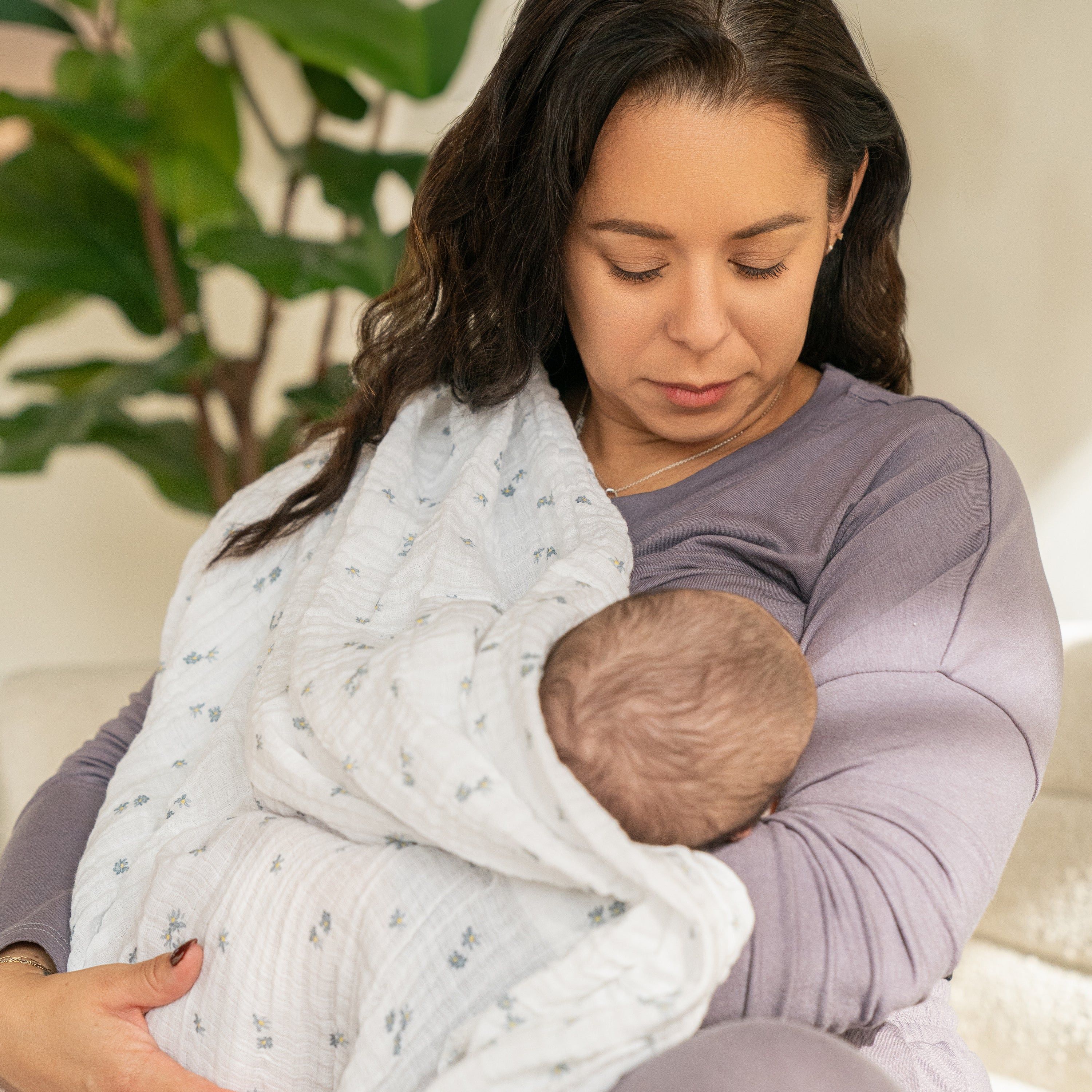 Essentials Cotton Muslin Swaddle Blanket 4 Pack
