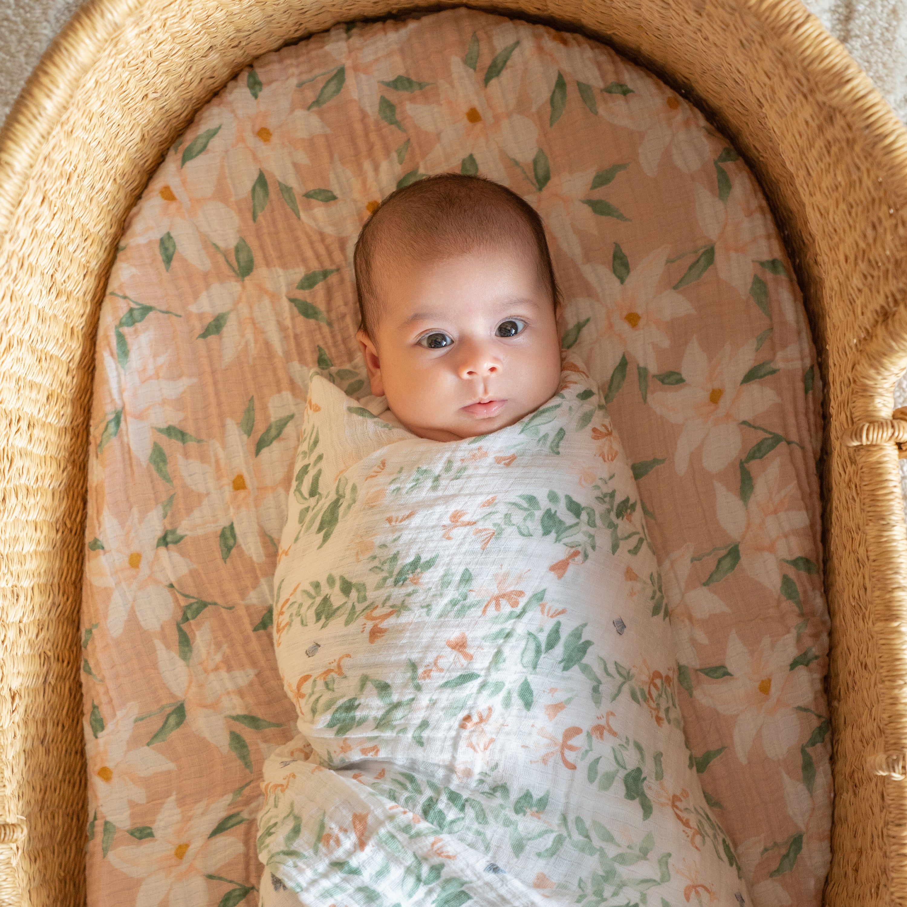 Essentials Cotton Muslin Swaddle Blanket 2 Pack