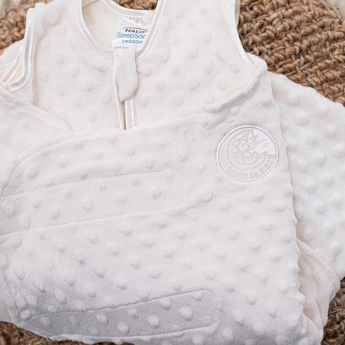 Swaddle Plushy Dot Velboa Tog 3.0 SleepSack Swaddle