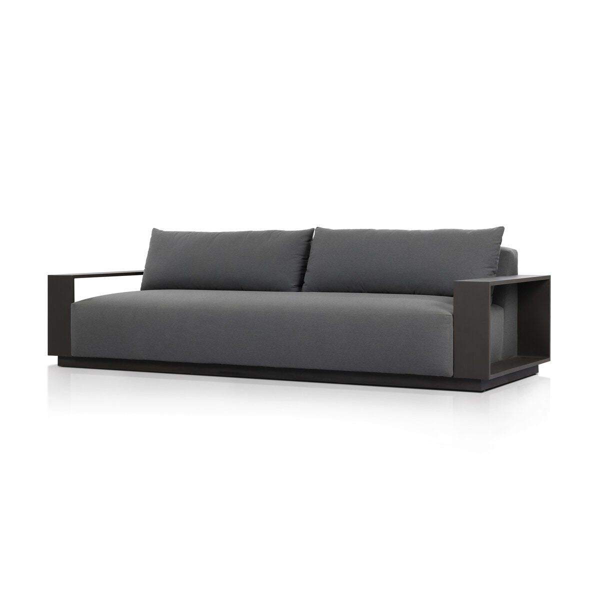Branford Outdoor Metal Sofa-106"