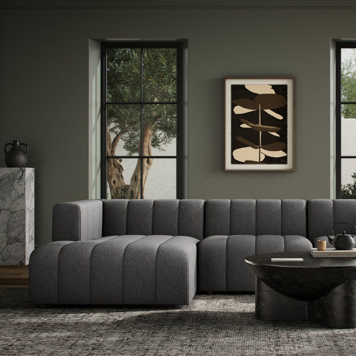 Langham Channeled 3-piece Sectional