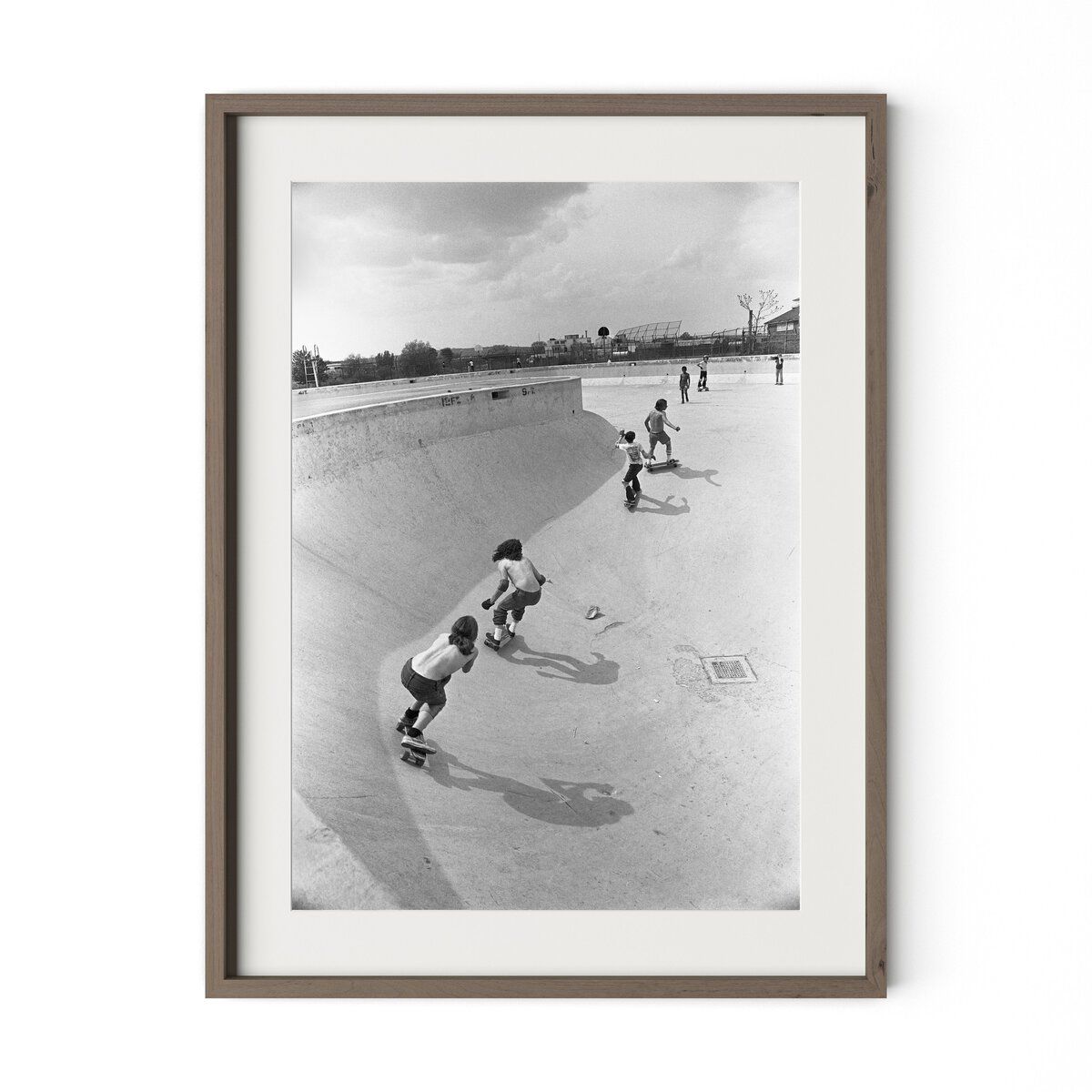Skateboarding In A Drained Pool Ii