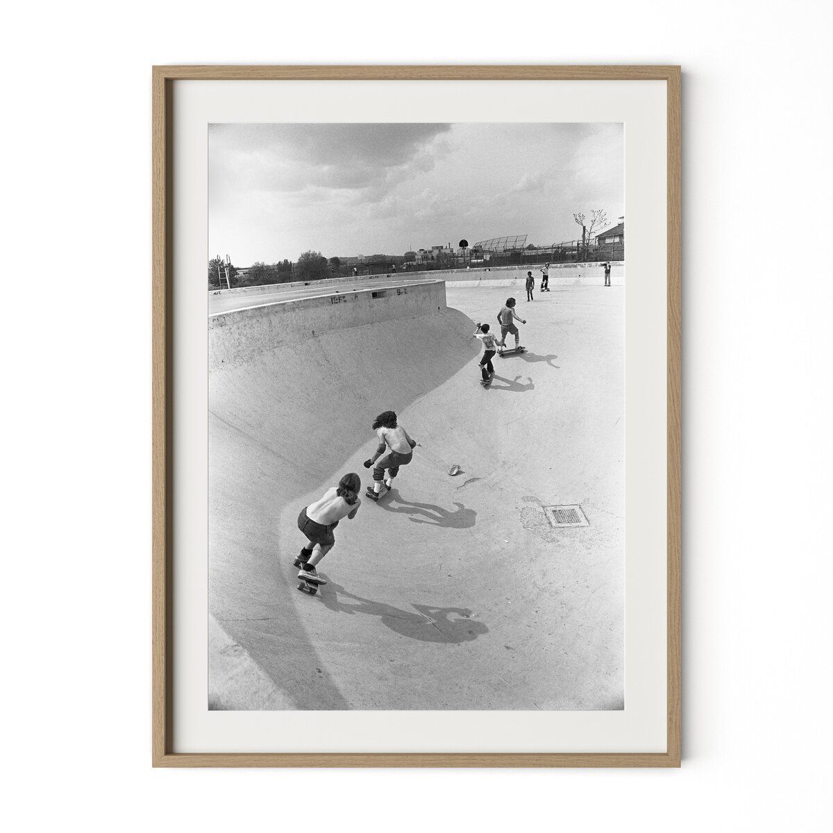 Skateboarding In A Drained Pool Ii