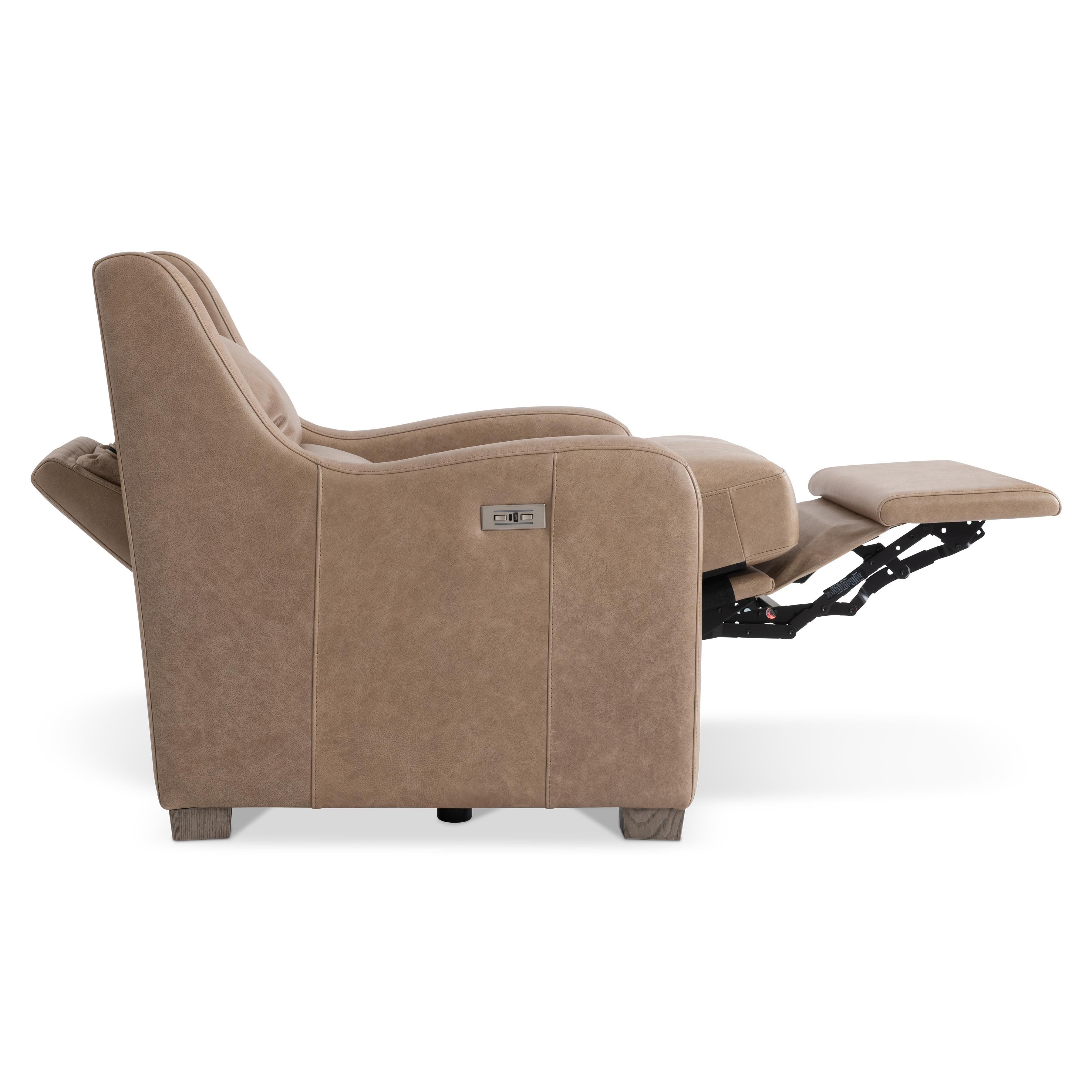 Bernhardt Furniture Ventura Leather Power Motion Chair